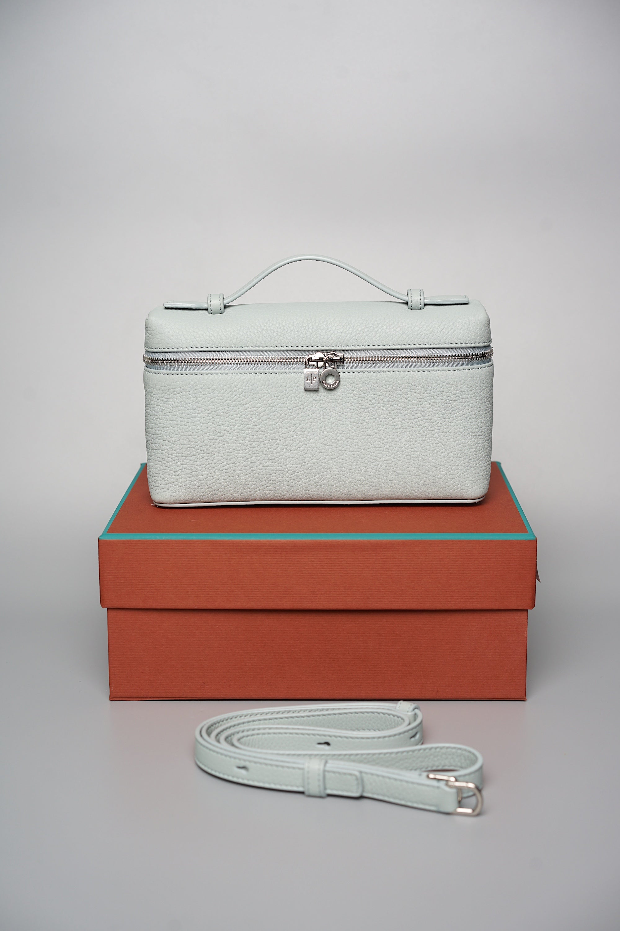 Loro Piana L19 Extra Pocket in Minty Breeze/Antique Silver Shw