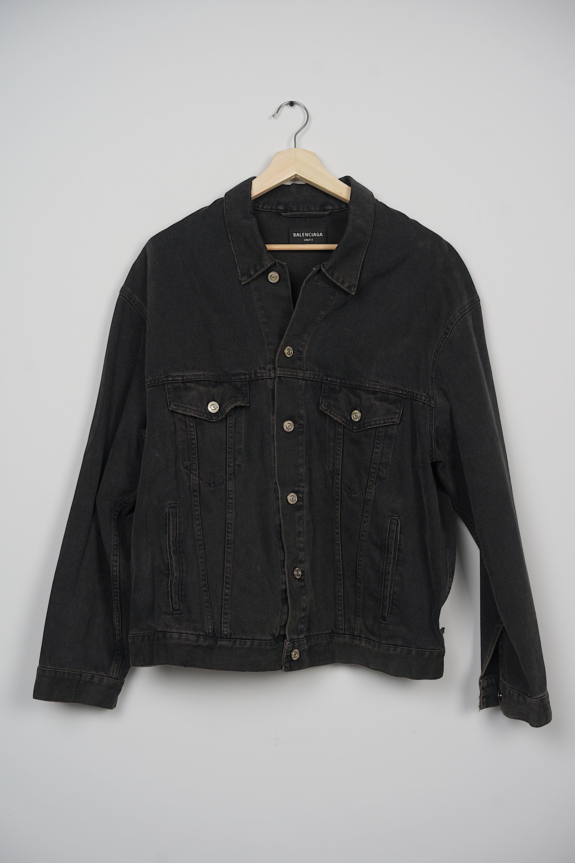 Balenciaga Denim Jacket in Black Size S – BRANDPORTER