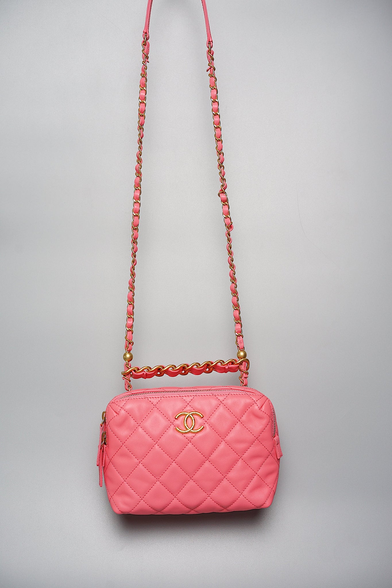 Chanel Mini Bag in Pink Lambskin (Brand new)