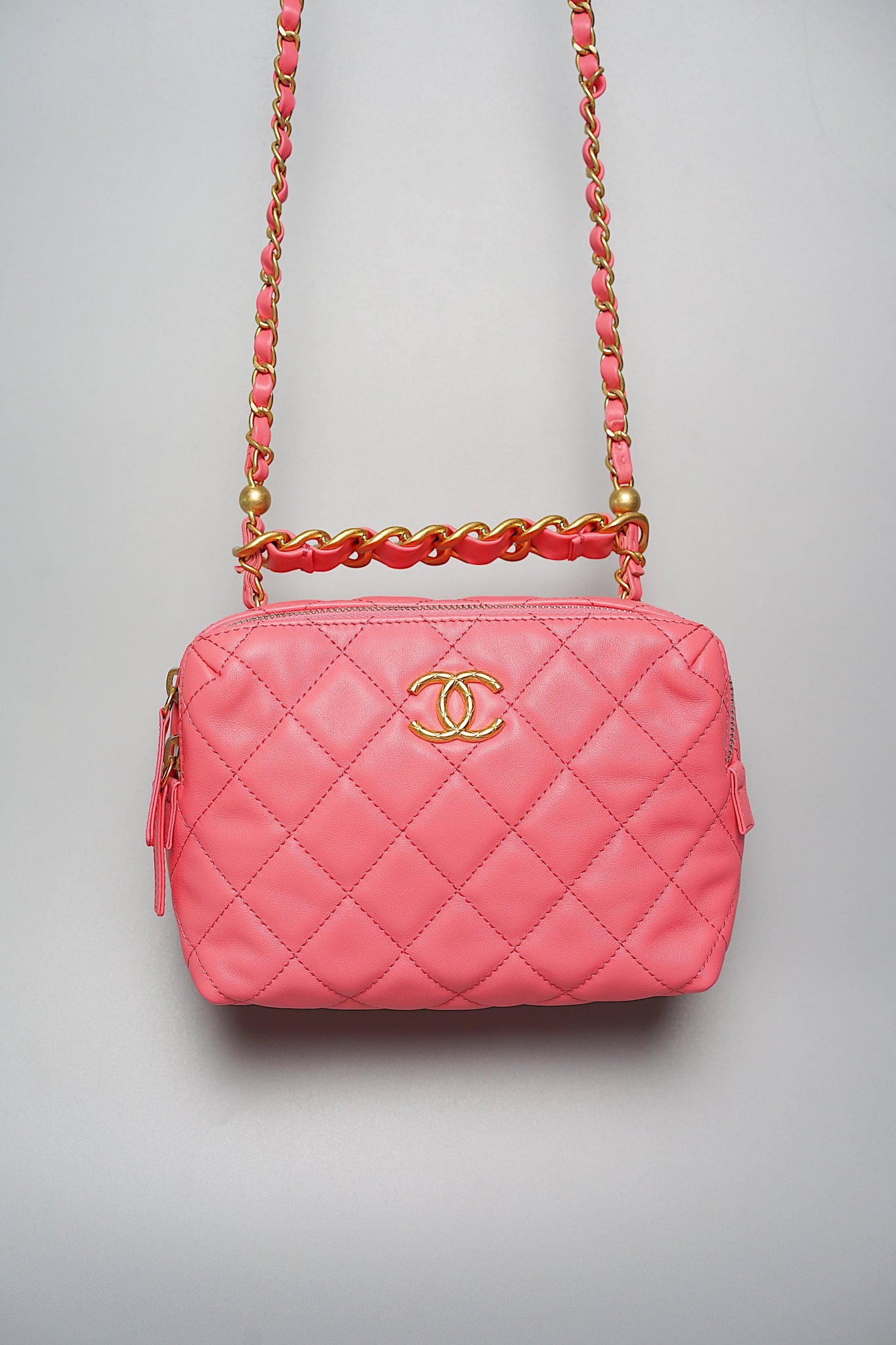 Chanel Mini Bag in Pink Lambskin (Brand new)