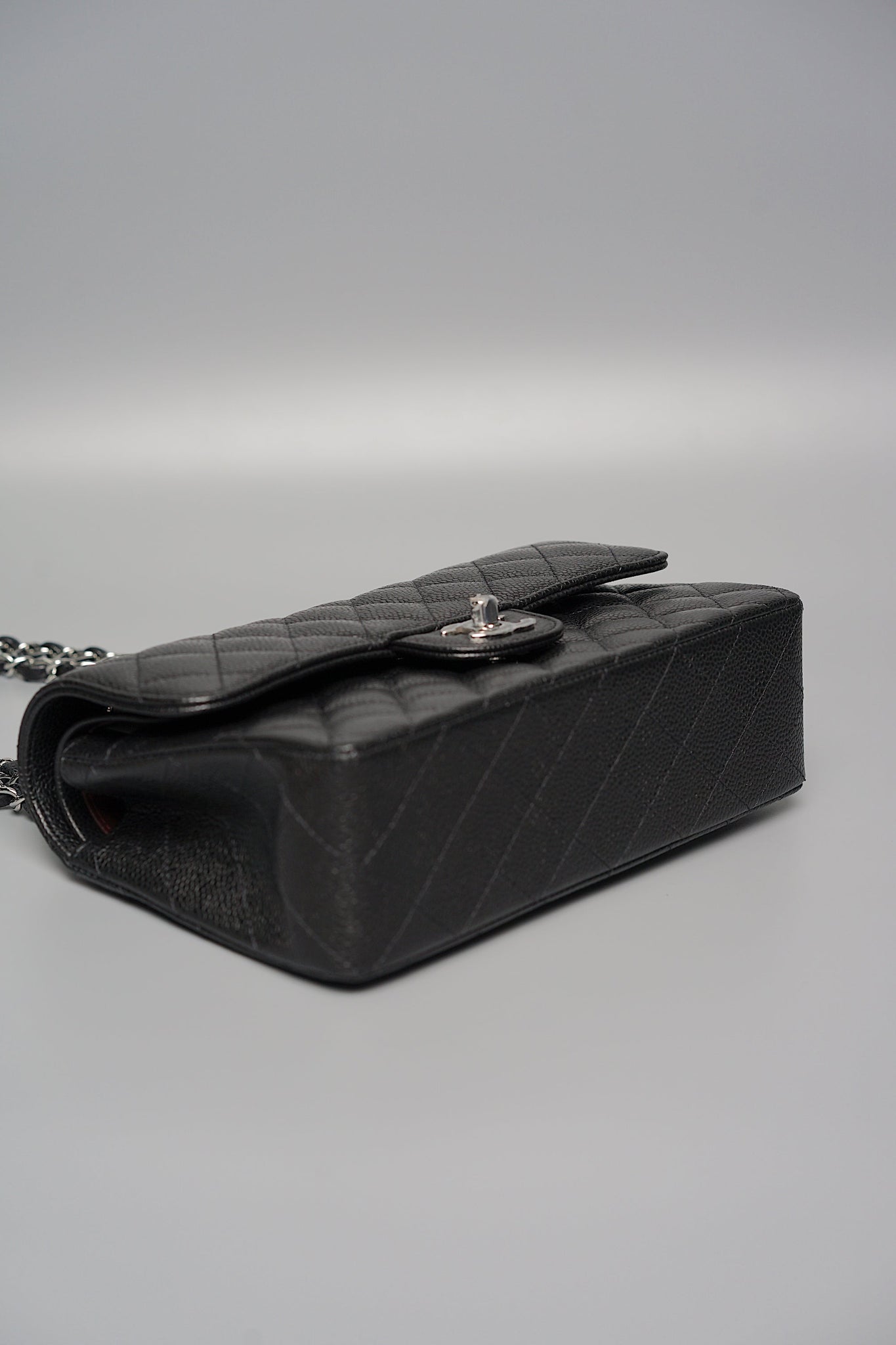 Chanel Small Double Flap in Black Caviar Shw (Brand New)