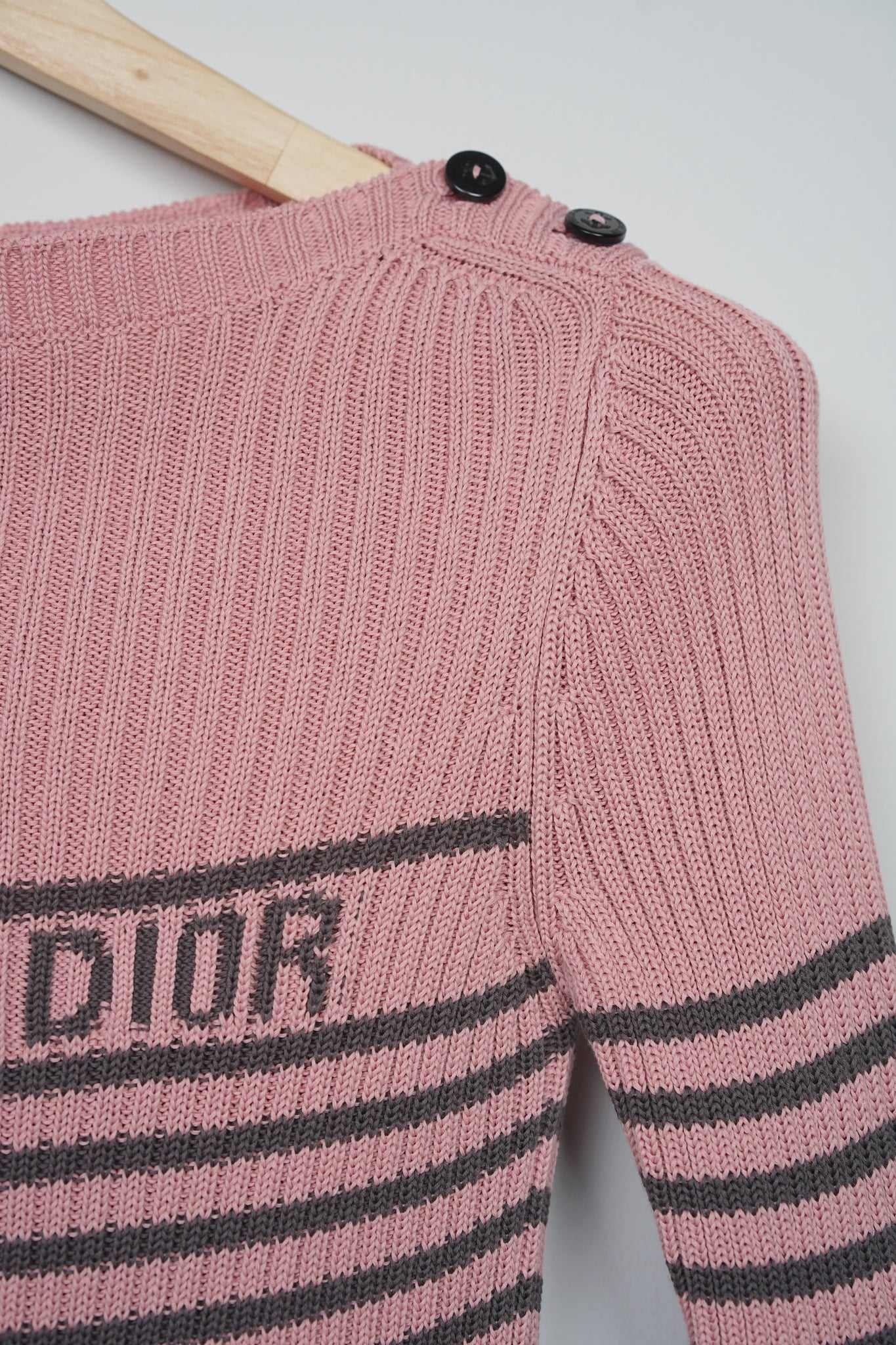 Christian Dior Knit Top in Mauve Pink Size 36