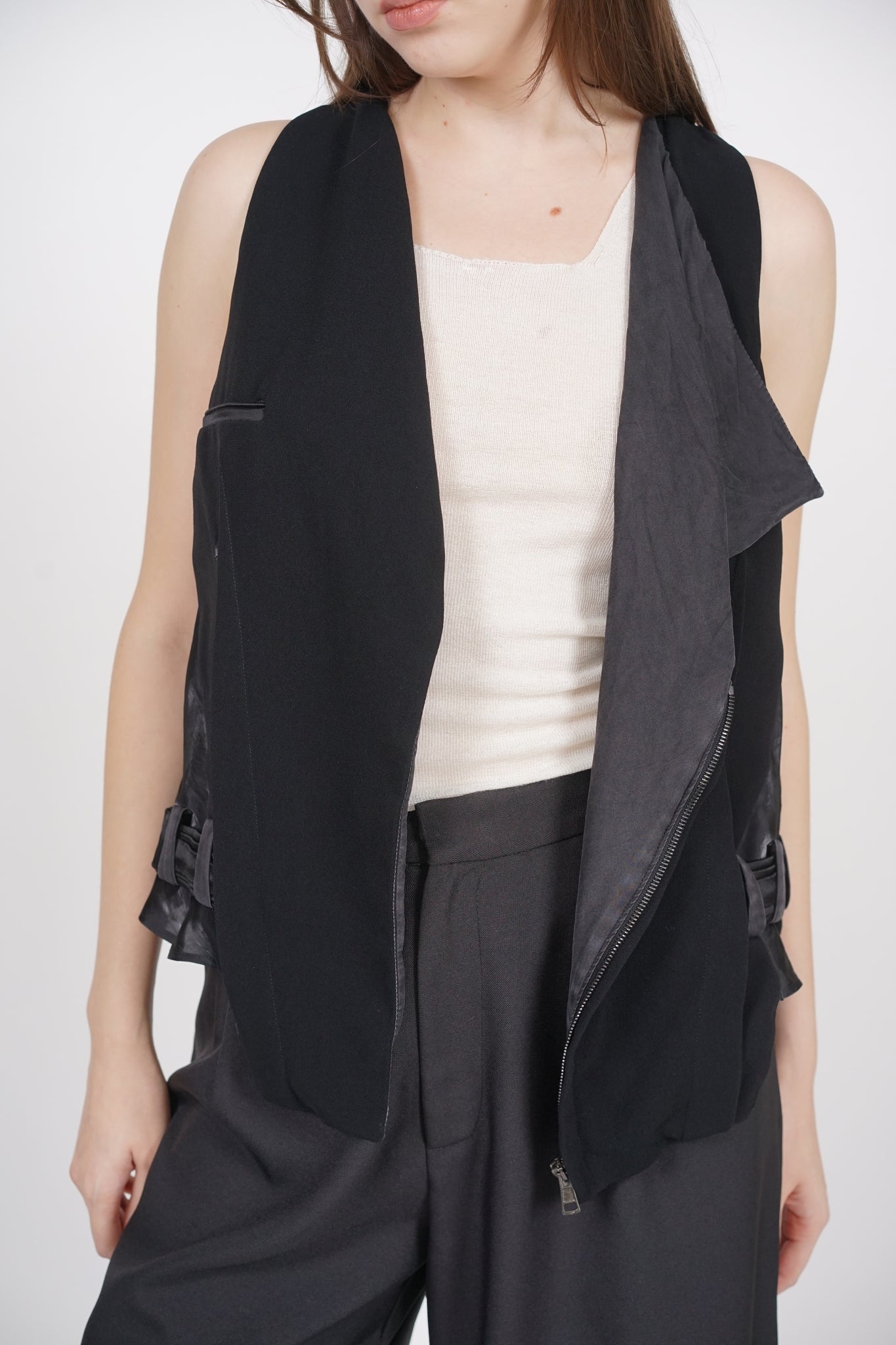 Balenciaga Vest Top in Black Size 36