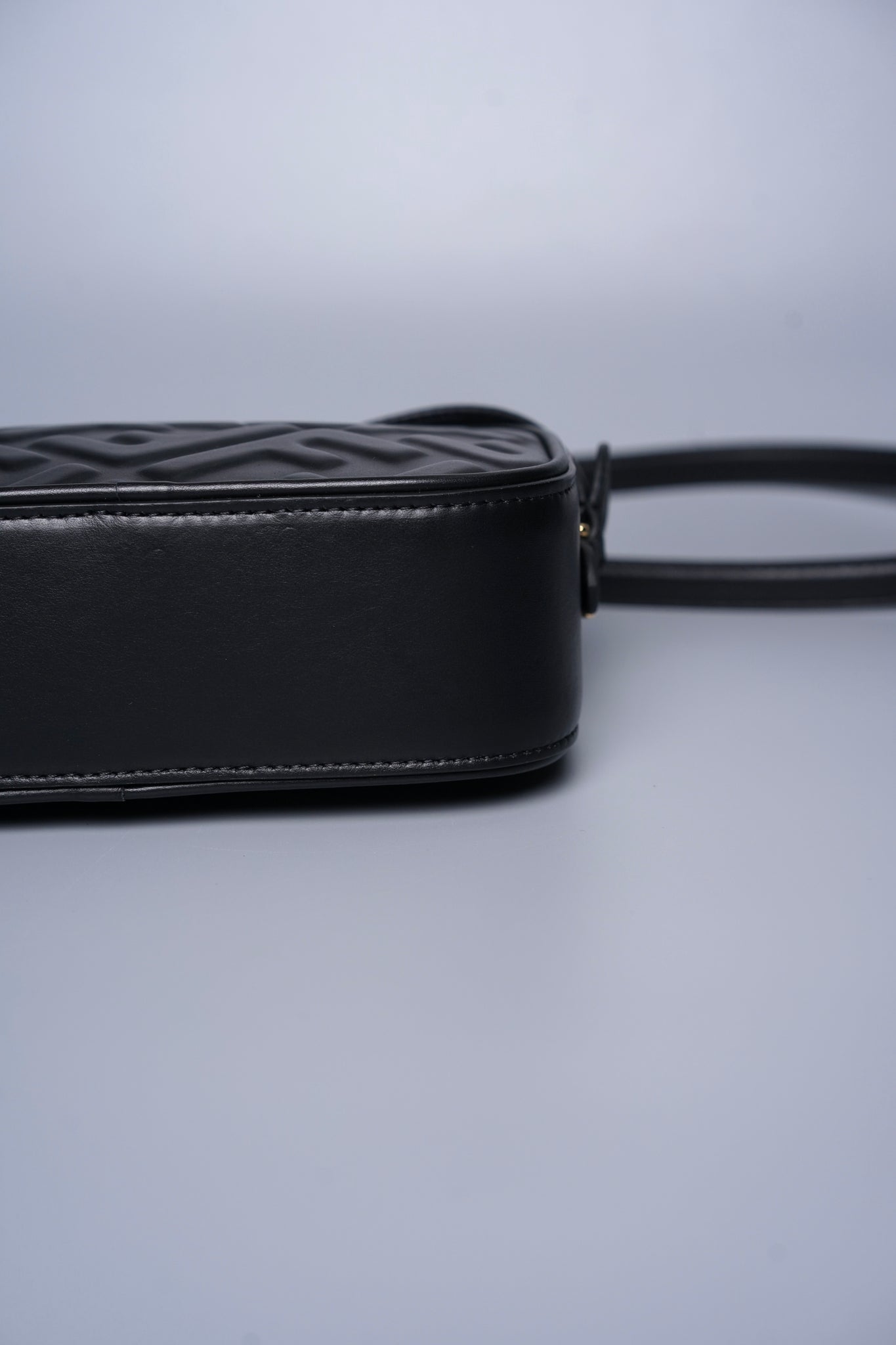 Fendi Zucca Pattern Camera Case Shoulder Bag in Black Ghw (Brand New)