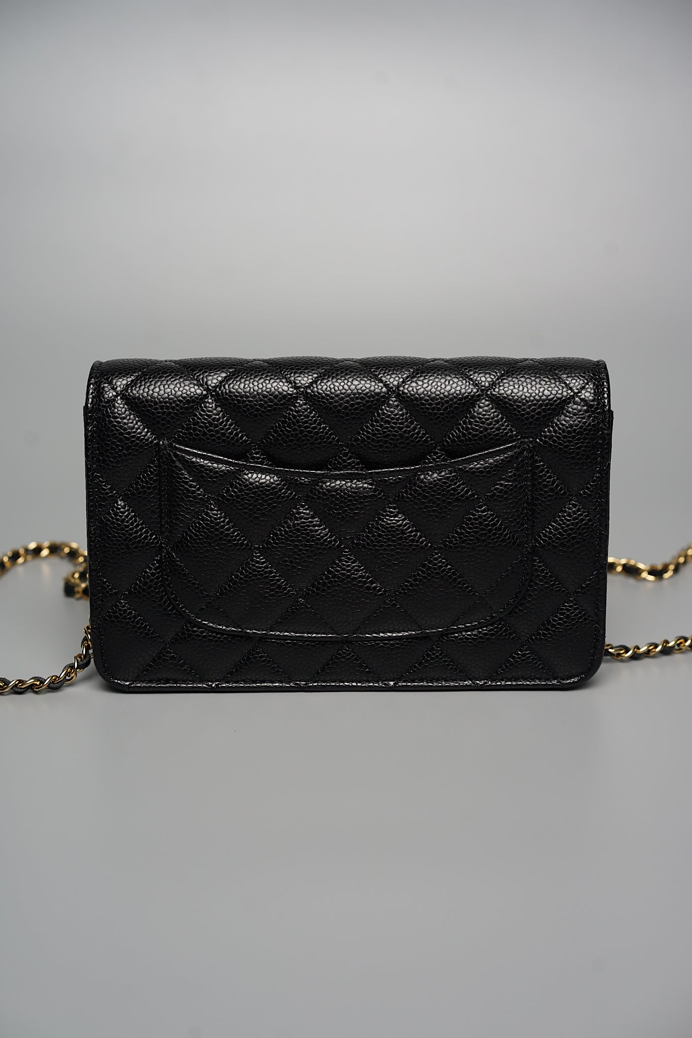 Chanel Wallet on Chain in Black Caviar Ghw (Brand New)