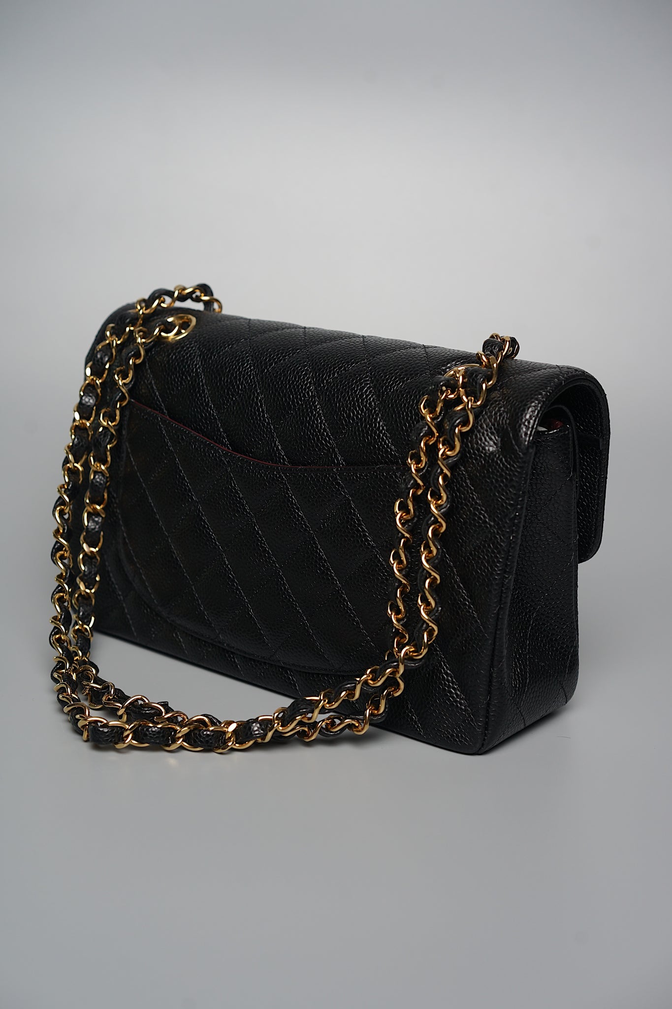 Chanel Small Classic Double Flap in Black Caviar Ghw (Brand New)