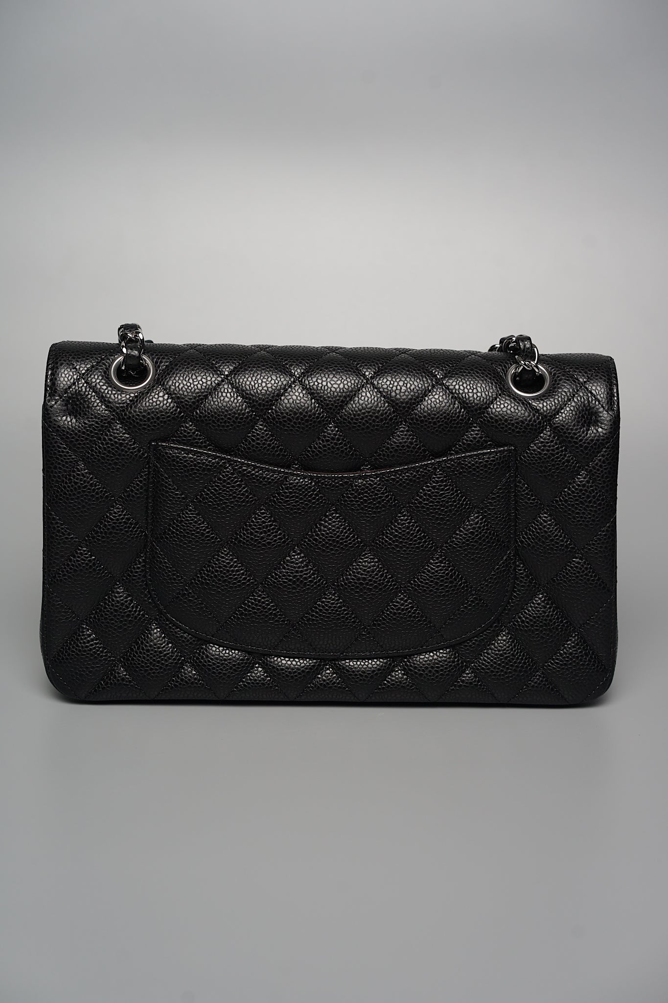 Chanel Medium Classic Double Flap in Black Caviar Shw (Brand New)