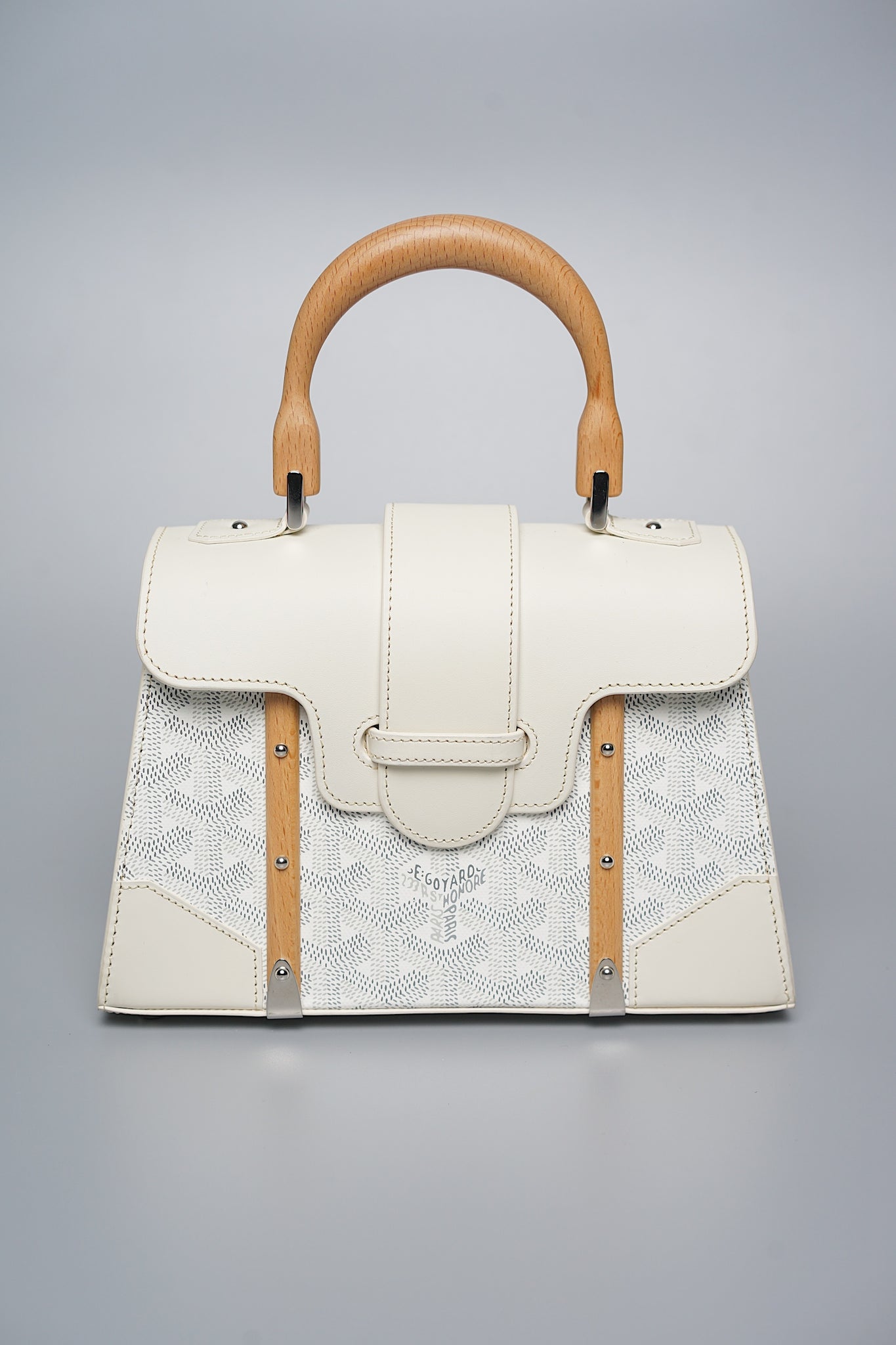 Goyard Saigon Mini Bag in White