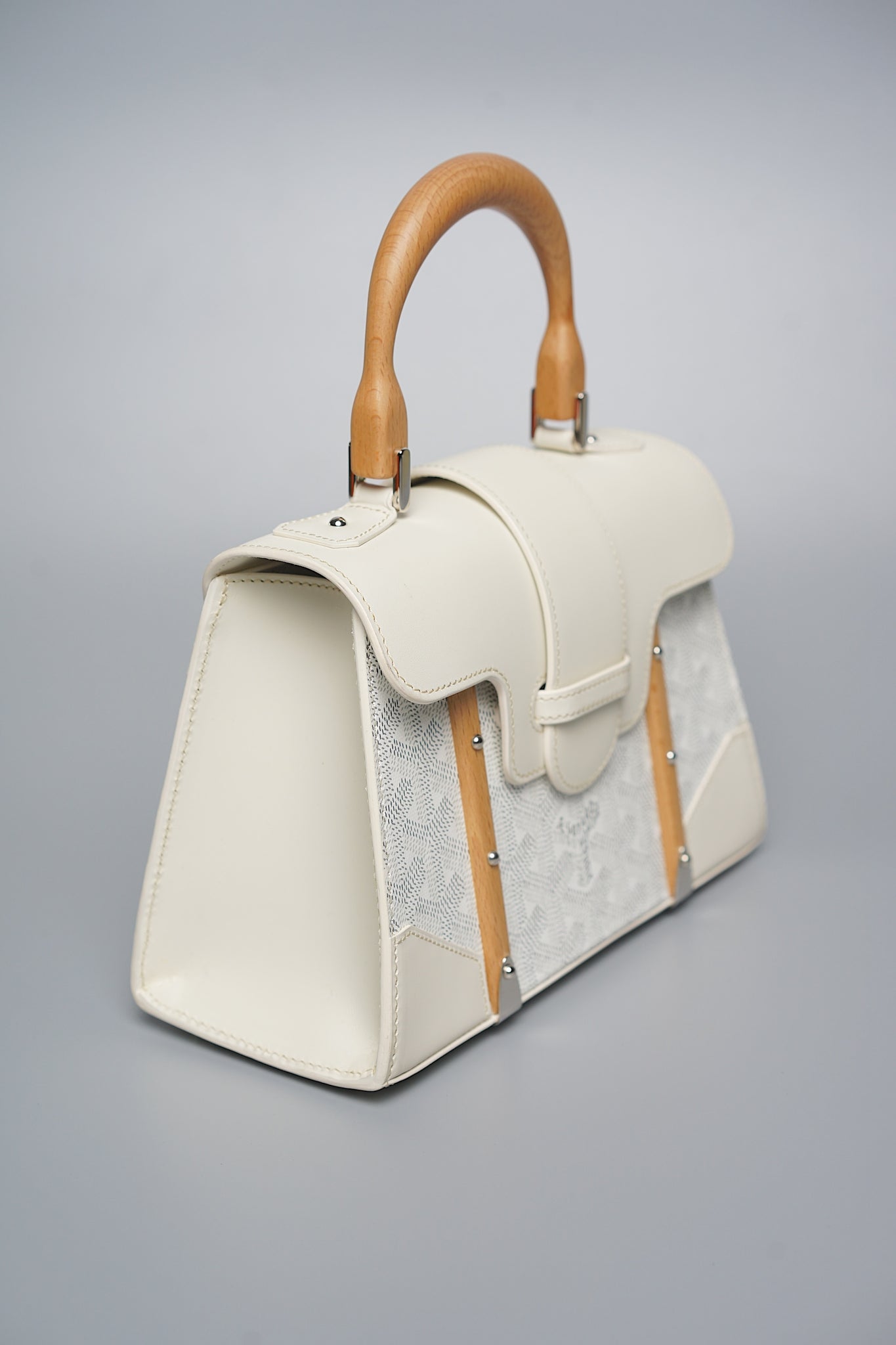Goyard Saigon Mini Bag in White