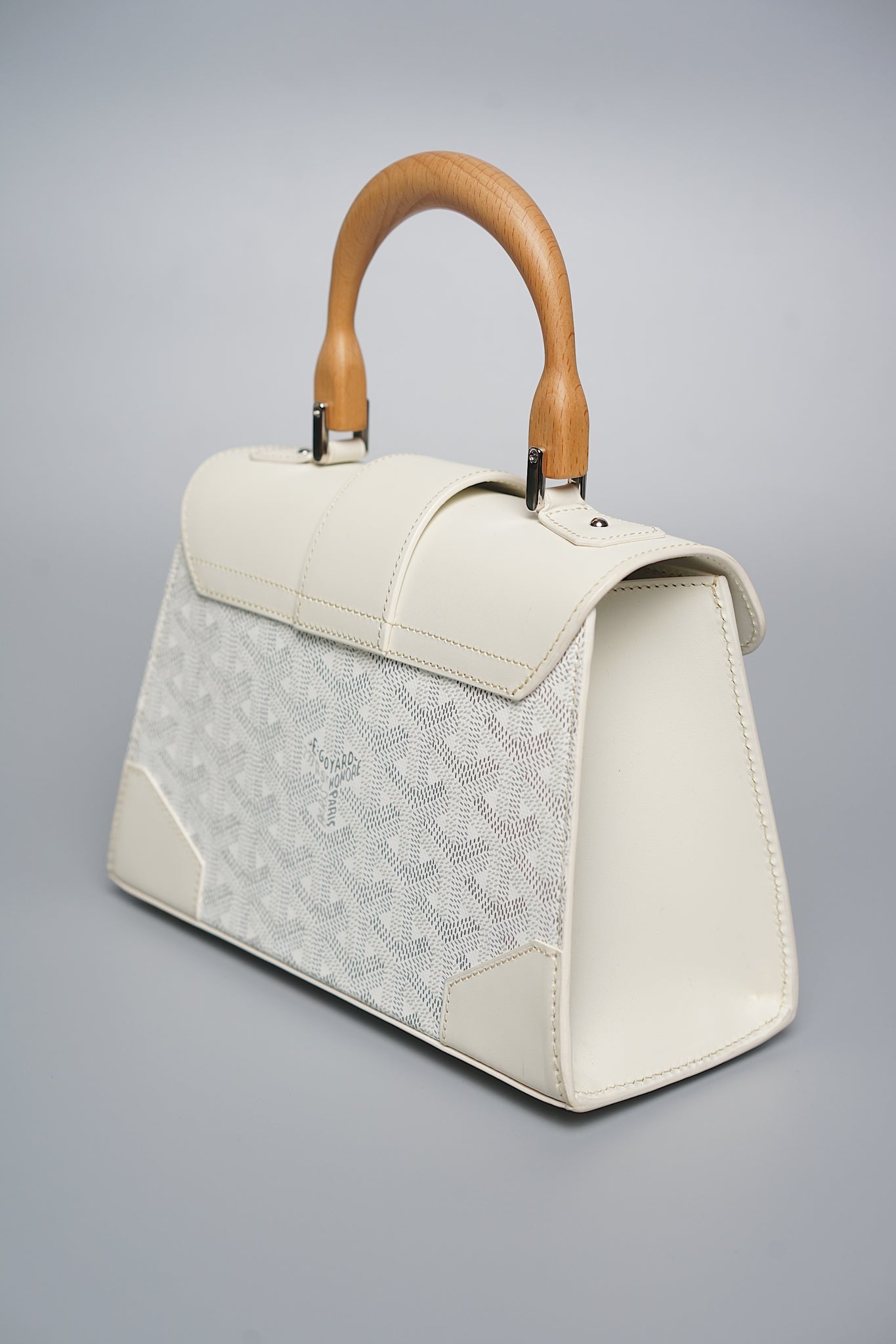 Goyard Saigon Mini Bag in White