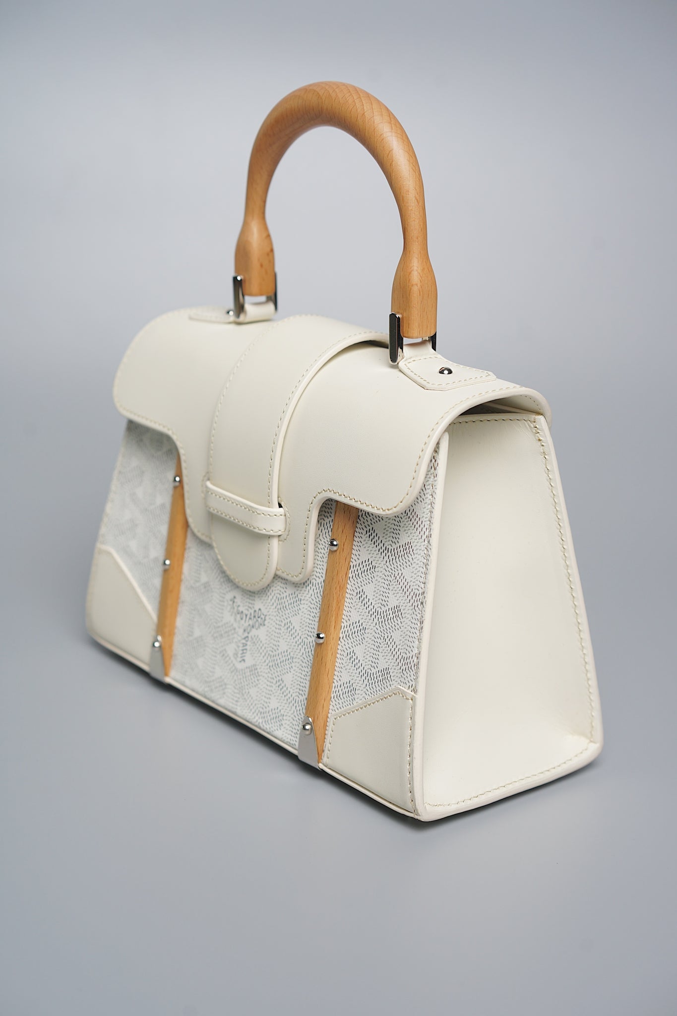 Goyard Saigon Mini Bag in White