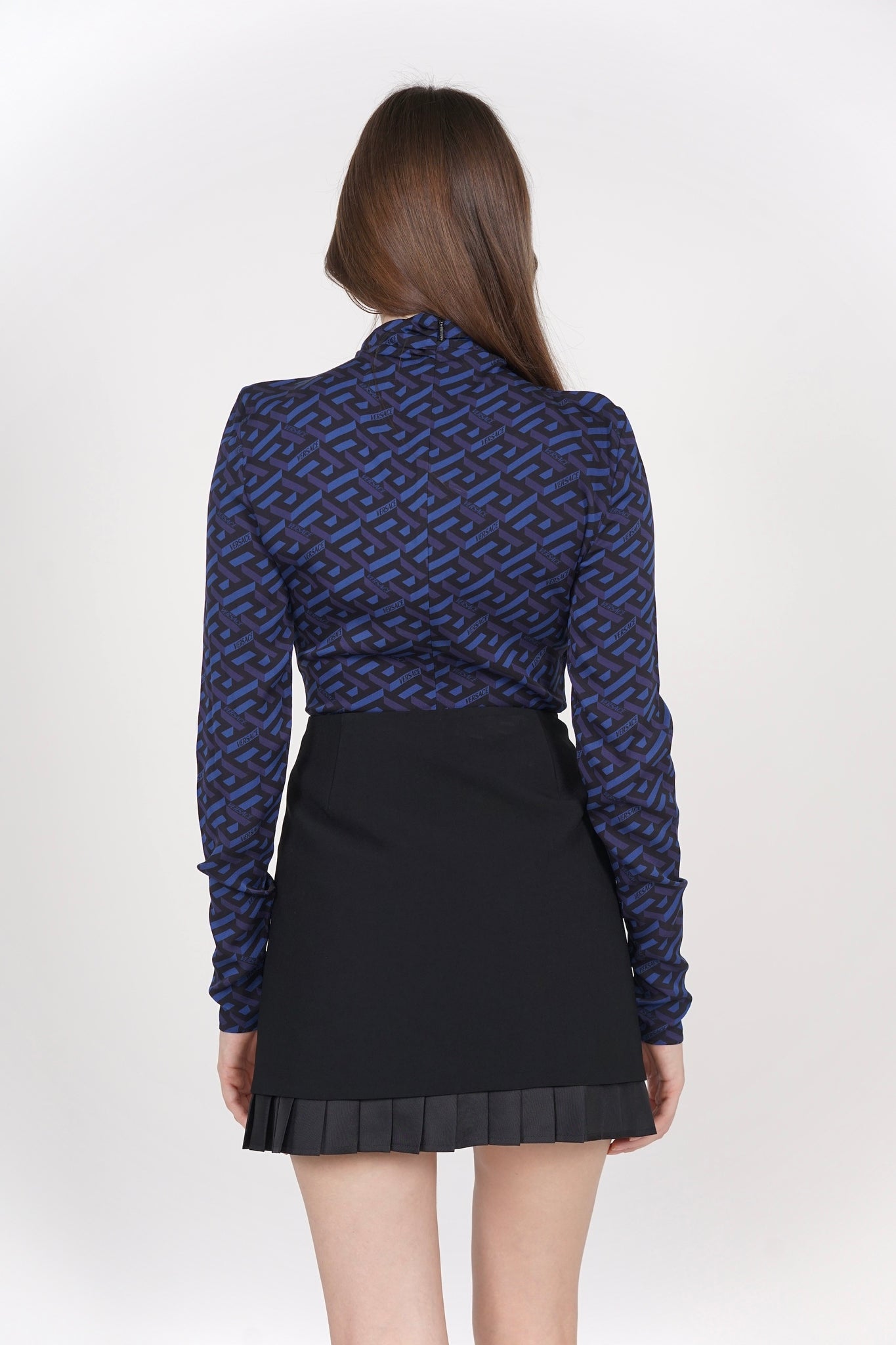 Versace Bodysuit in Black/Blue Size 42 (Brand New)