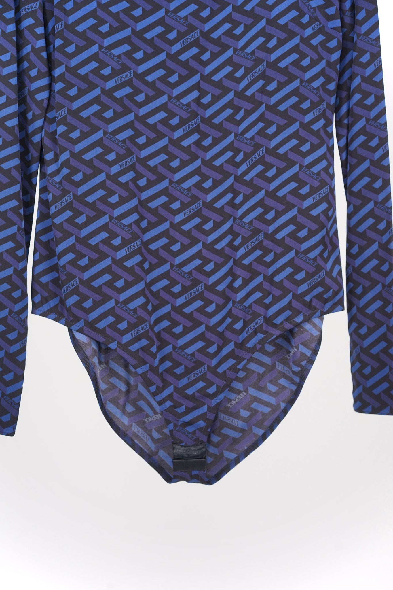 Versace Bodysuit in Black/Blue Size 42 (Brand New)