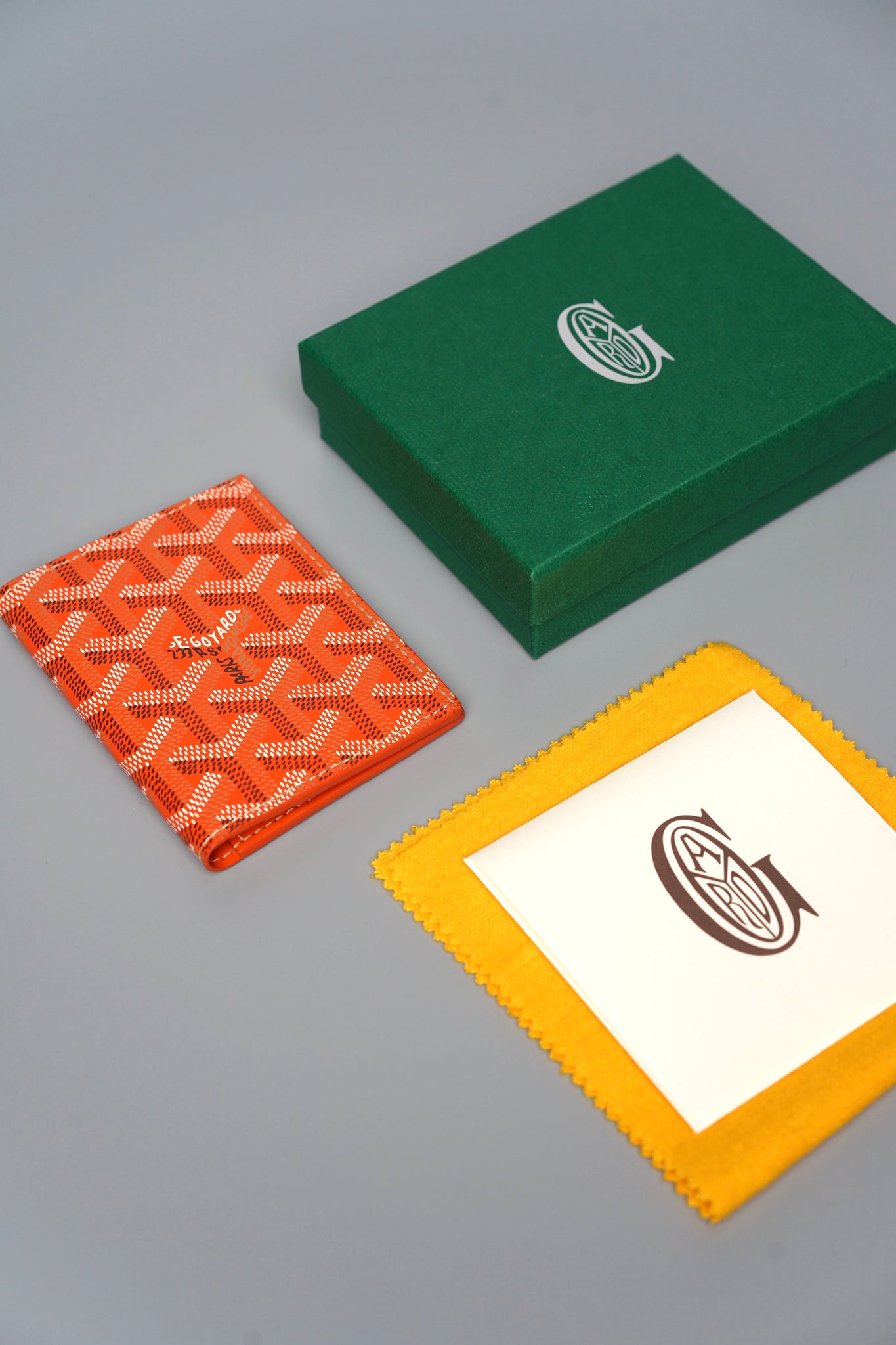 Goyard Saint Marc Card Holder in Orange (Brand New)