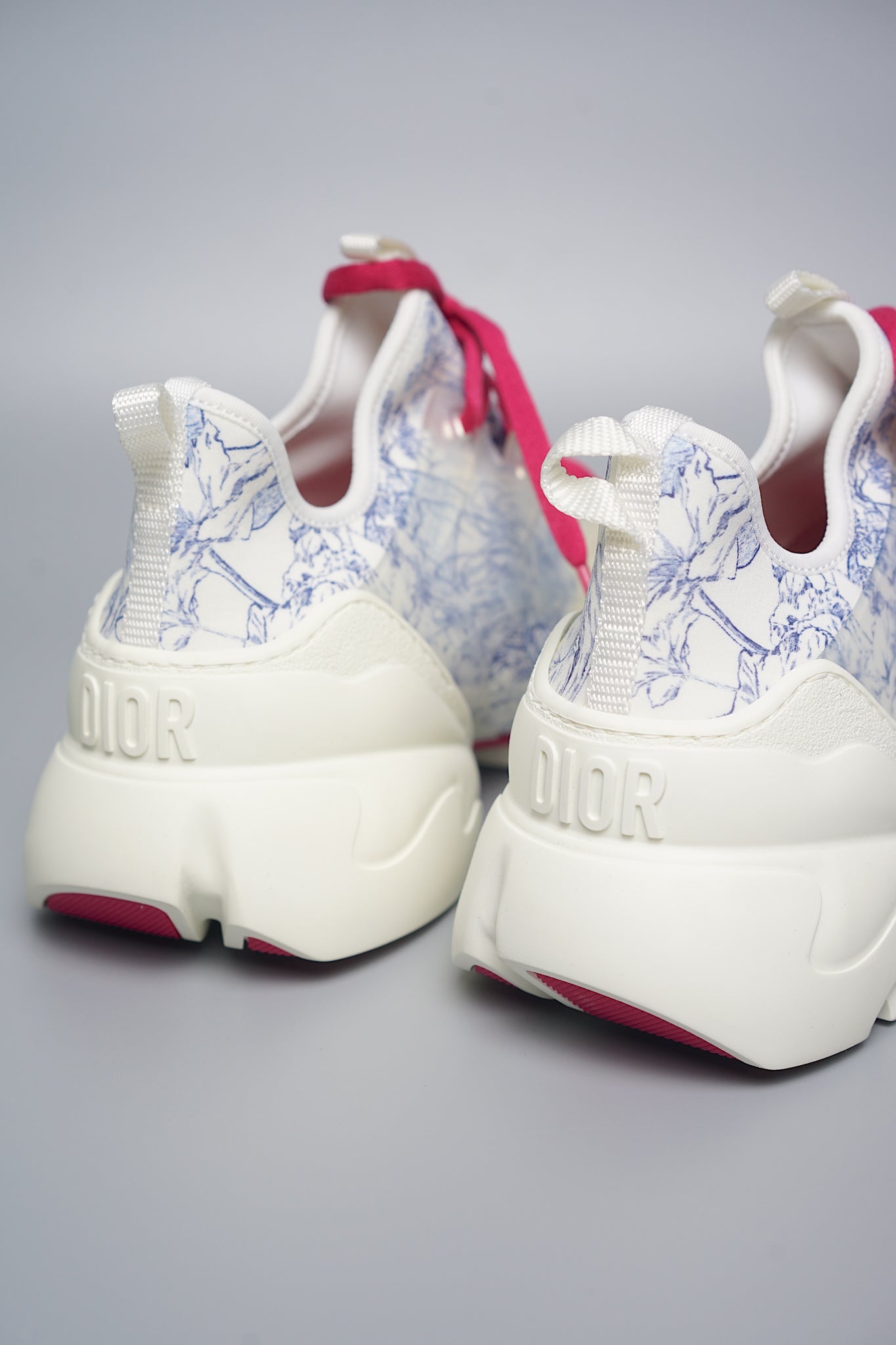 Christian Dior Around the World Print Sneakers in True Blue Size 41 (Brand New)