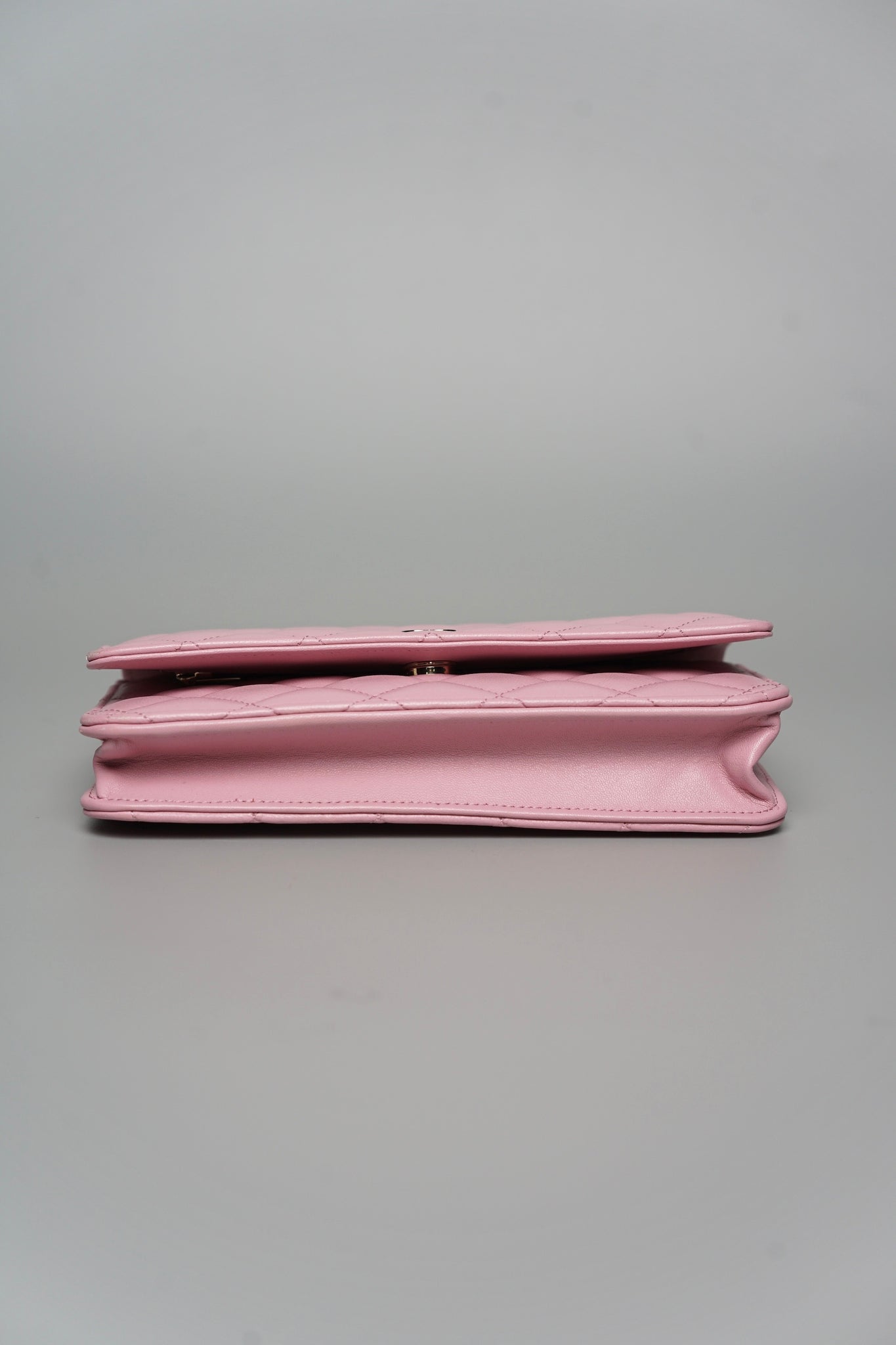 Chanel Wallet On Chain in Mauve Pink Lambskin Lghw