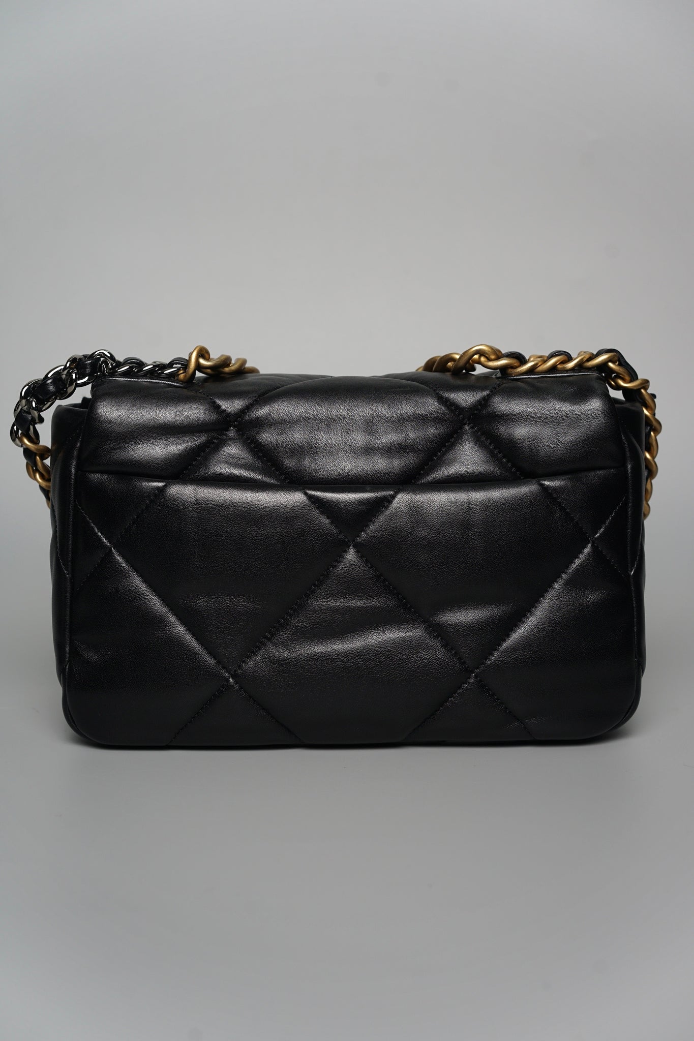 Chanel Classic 19 Small in Black Lambskin