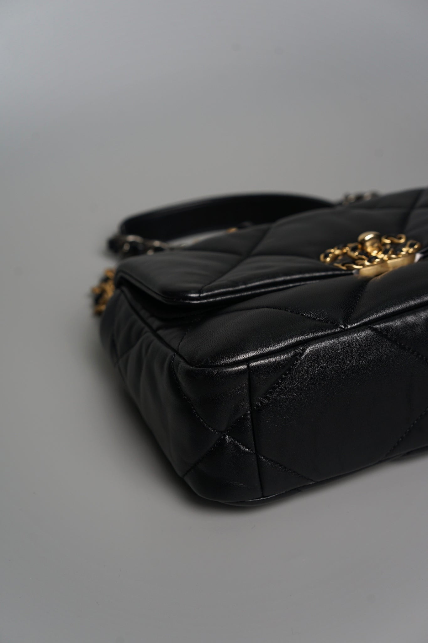 Chanel Classic 19 Small in Black Lambskin