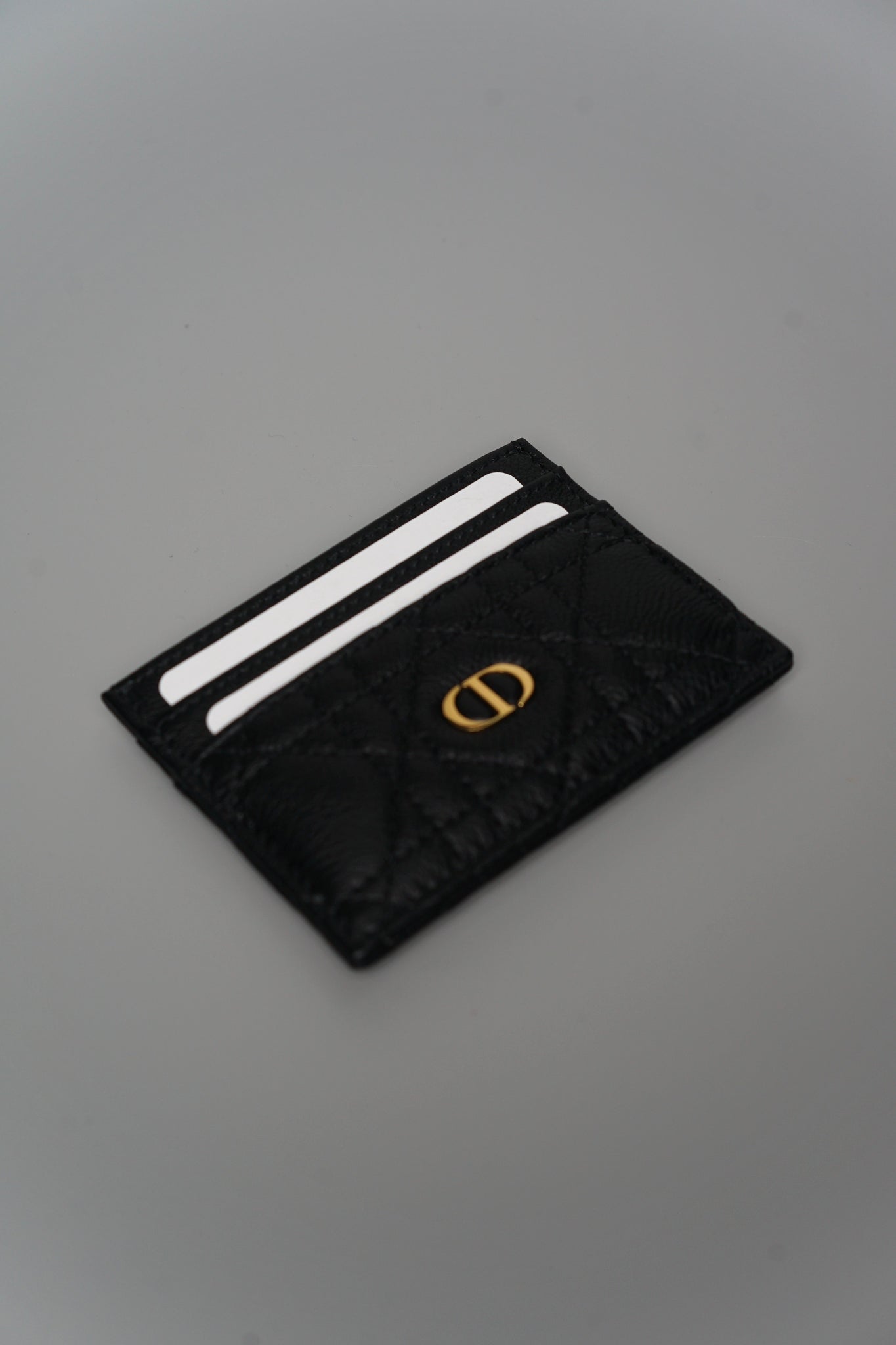 Dior Caro Freesia Card Holder in Black (Brand New)