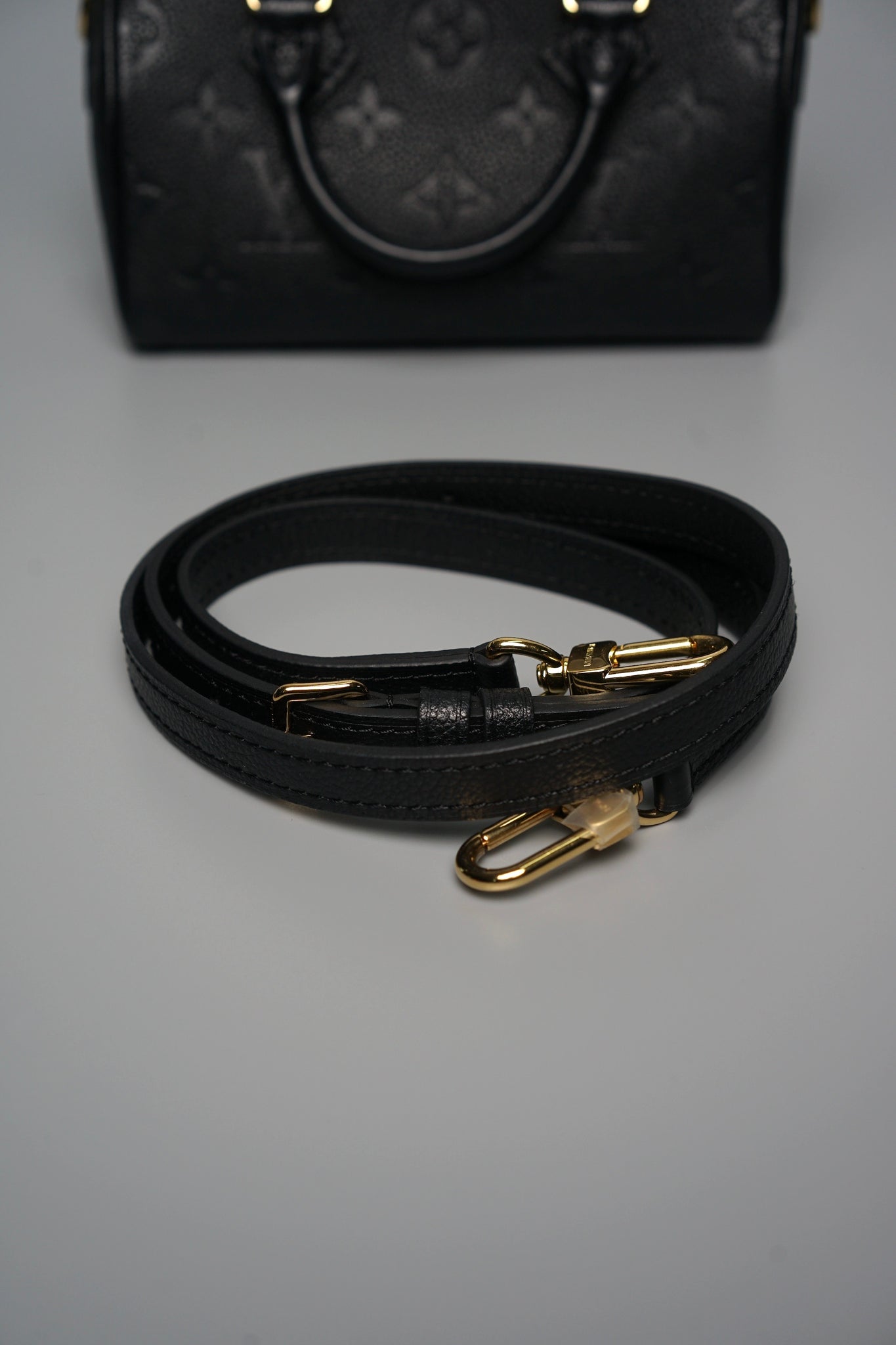 Louis Vuitton Nano Speedy in Noir (Brand New)