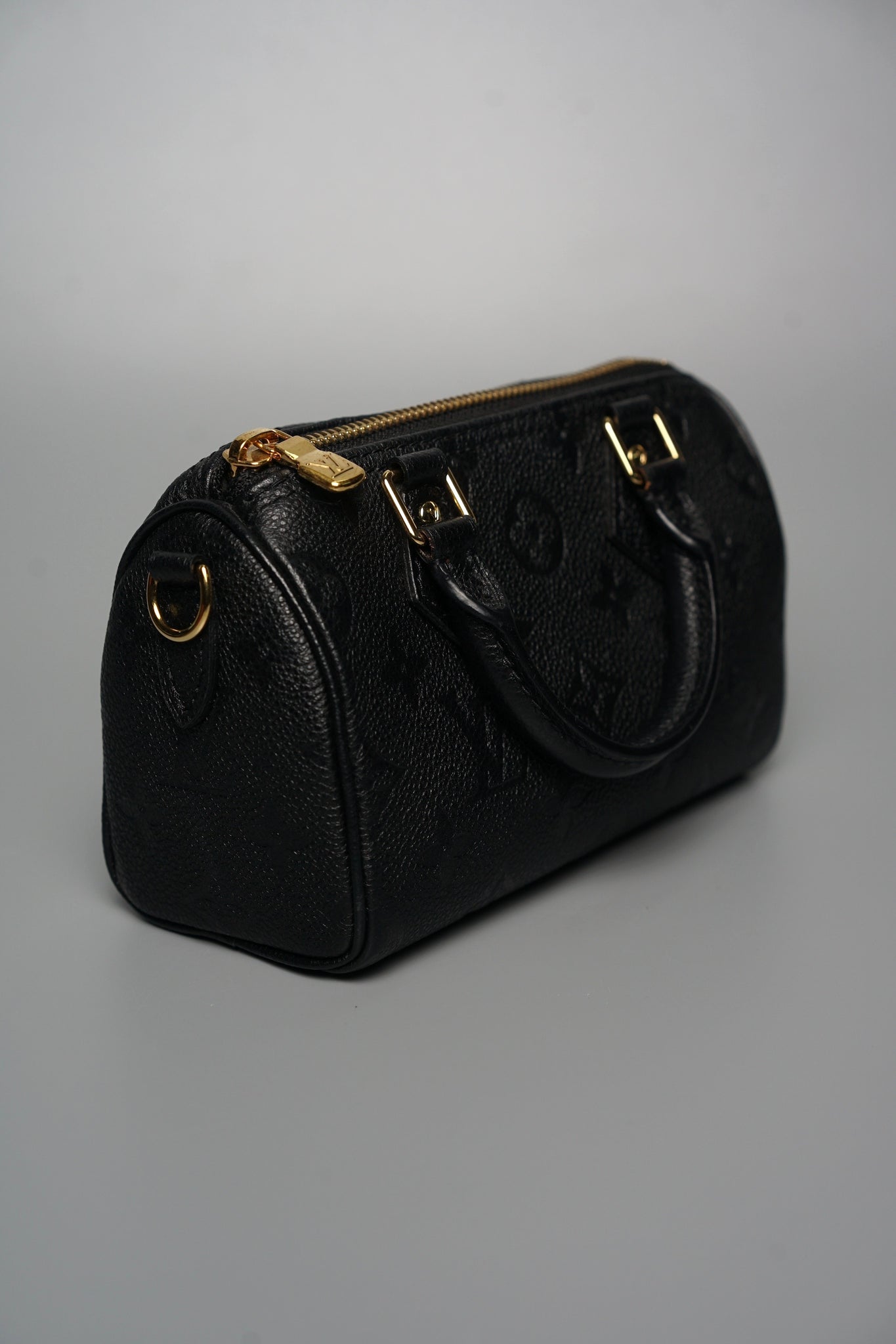 Louis Vuitton Nano Speedy in Noir (Brand New)
