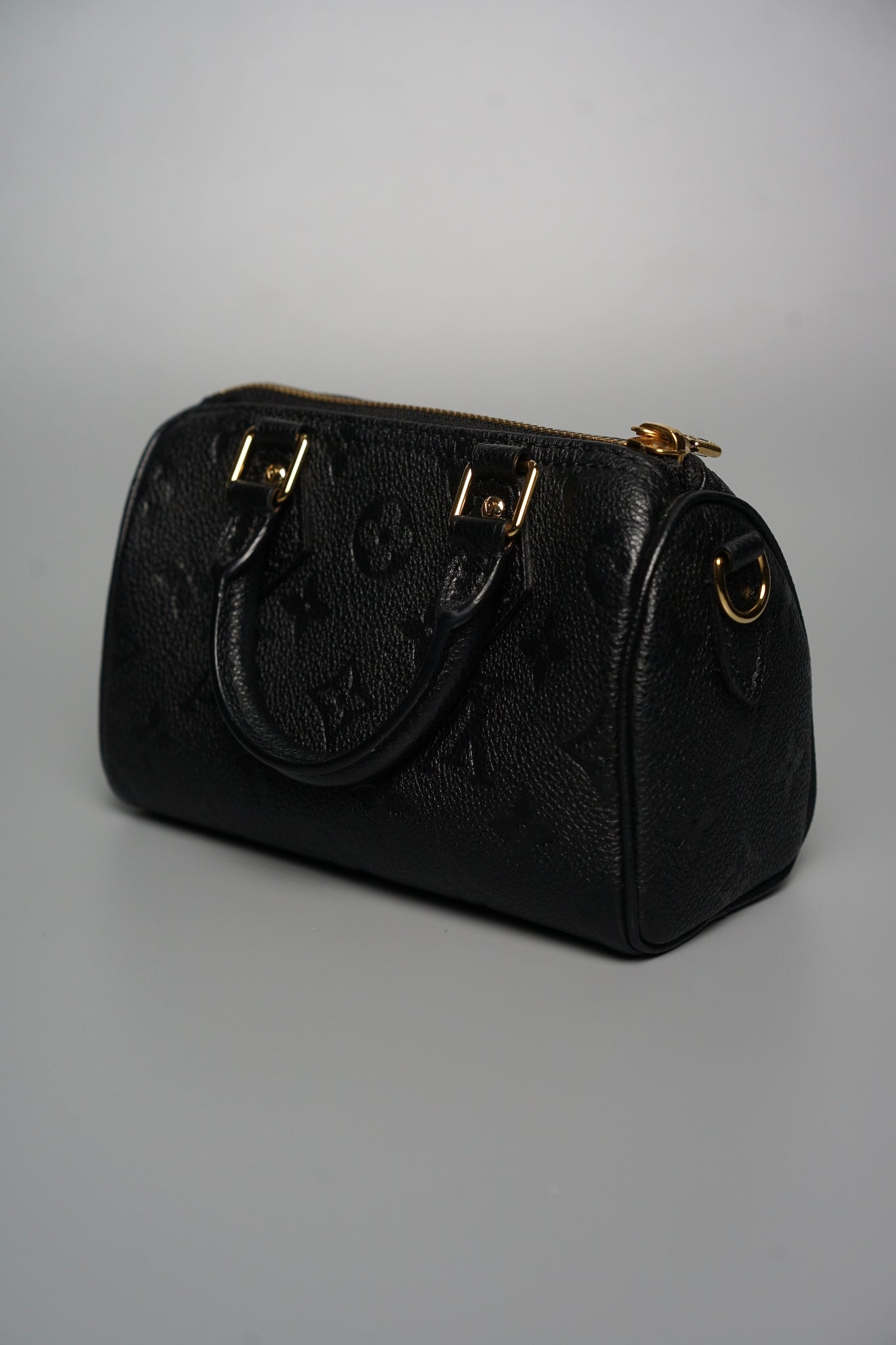 Louis Vuitton Nano Speedy in Noir (Brand New)