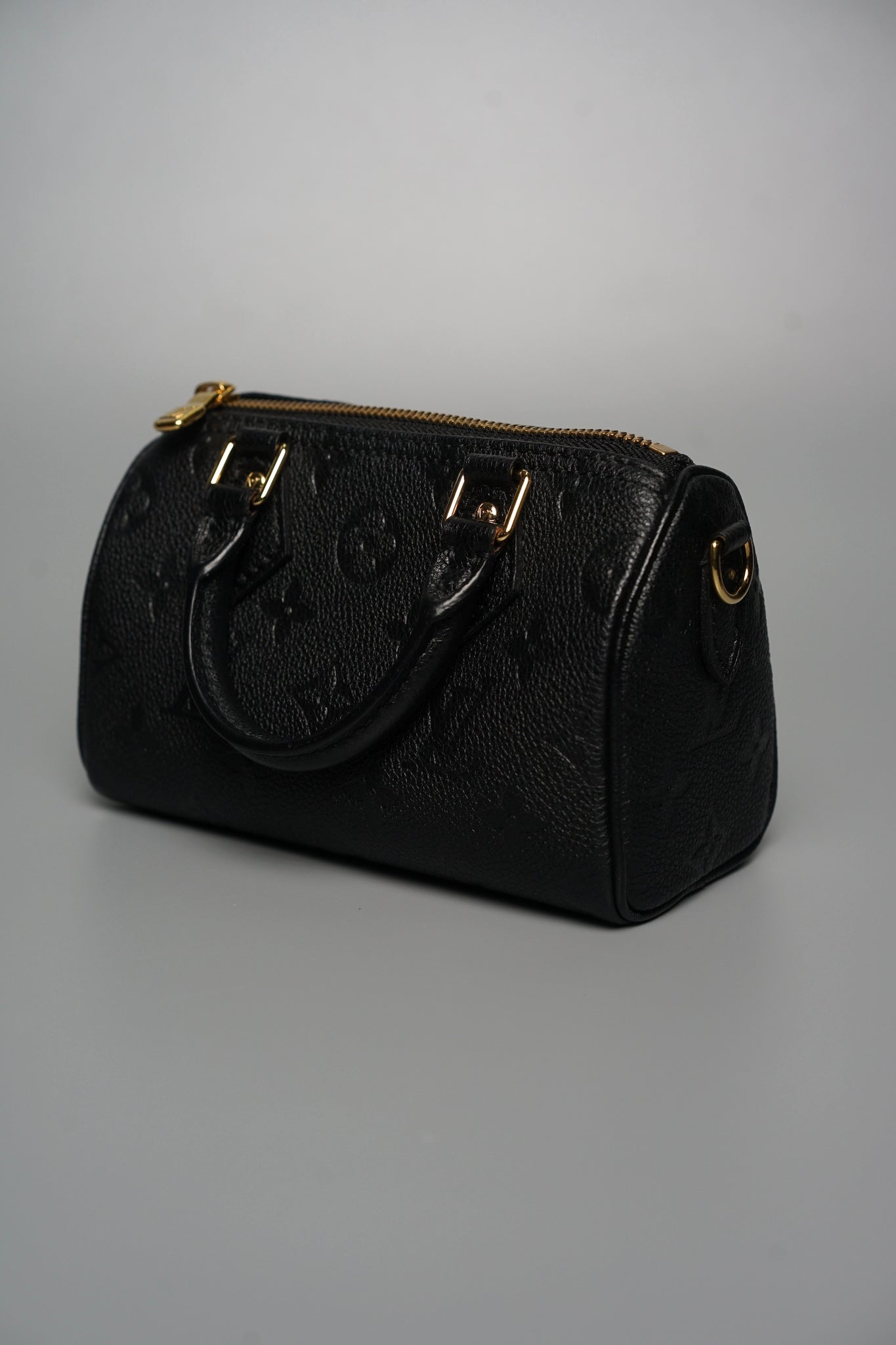 Louis Vuitton Nano Speedy in Noir (Brand New)