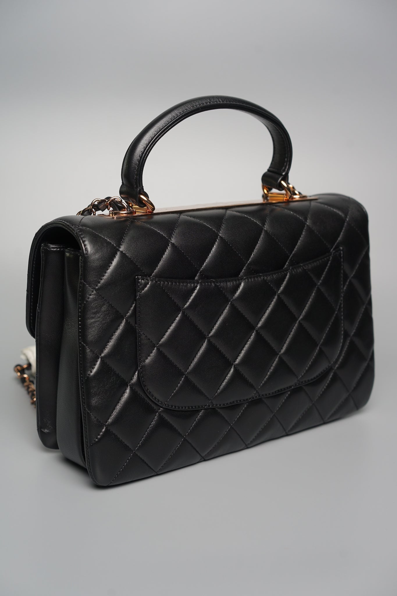 Chanel Trendy CC Large in Black Lambskin Rghw