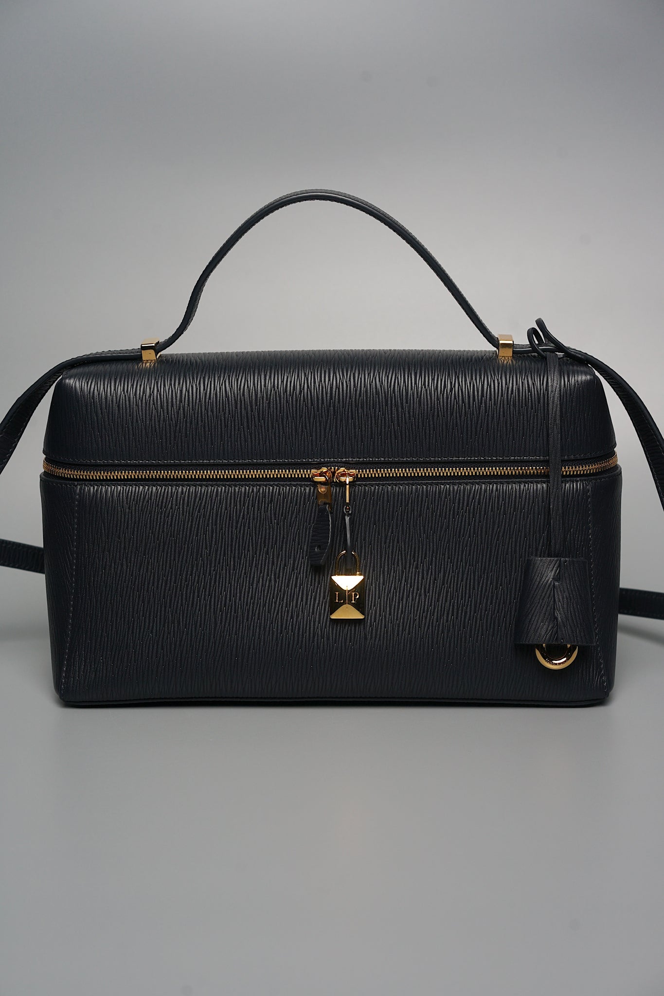 Loro Piana Extra Pocket L27 Calfskin in Blue Navy Ghw (Brand New)