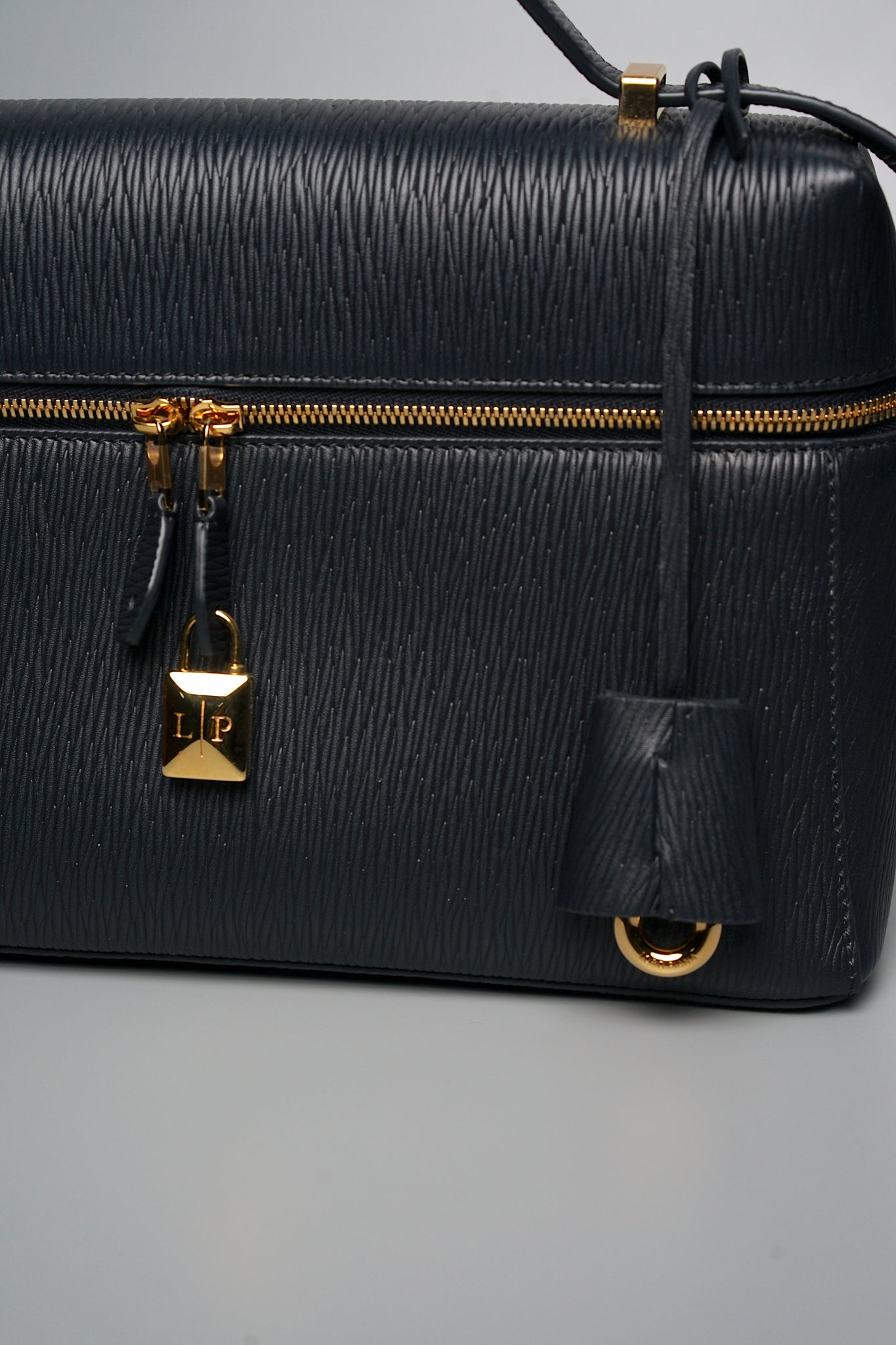 Loro Piana Extra Pocket L27 Calfskin in Blue Navy Ghw (Brand New)