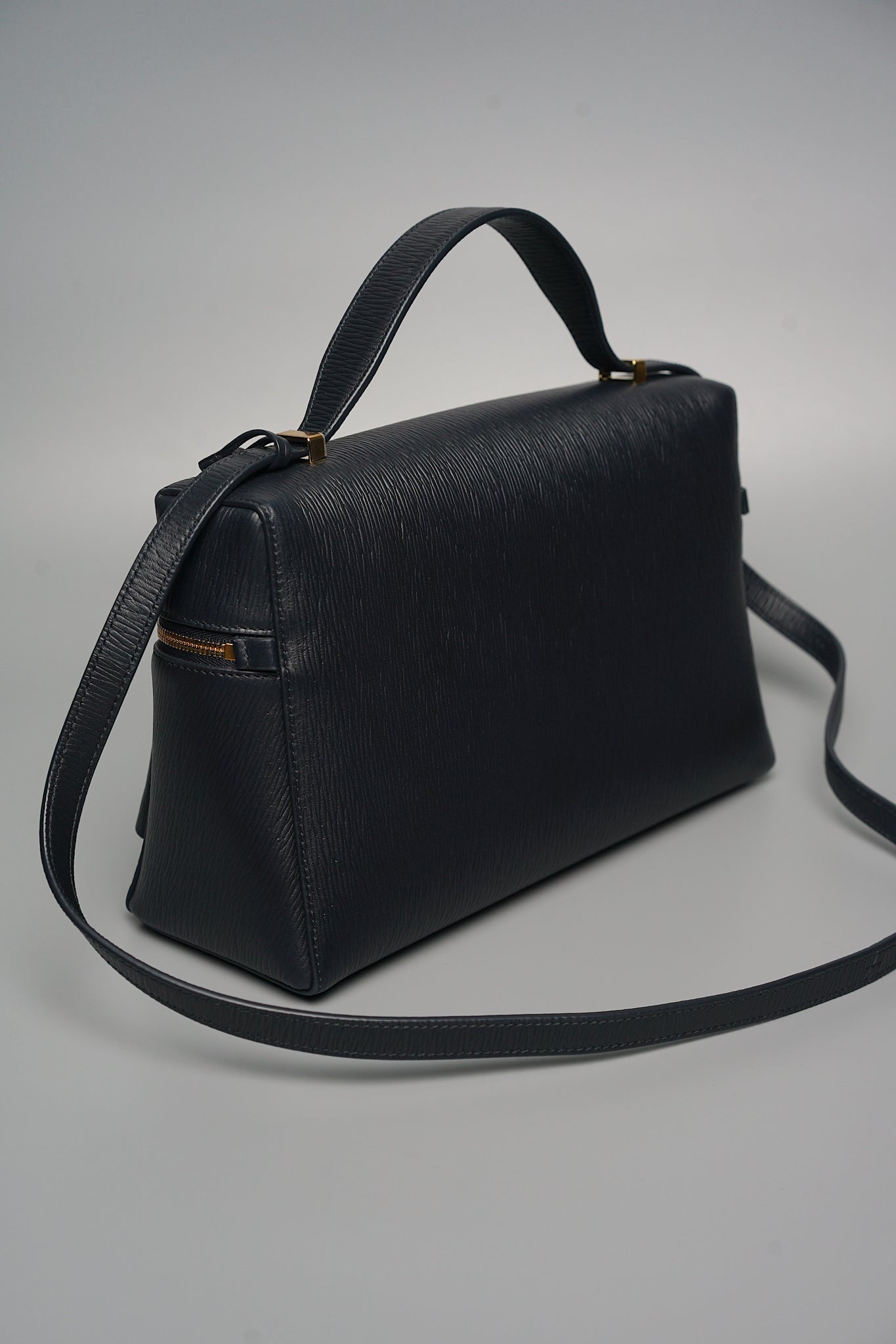 Loro Piana Extra Pocket L27 Calfskin in Blue Navy Ghw (Brand New)