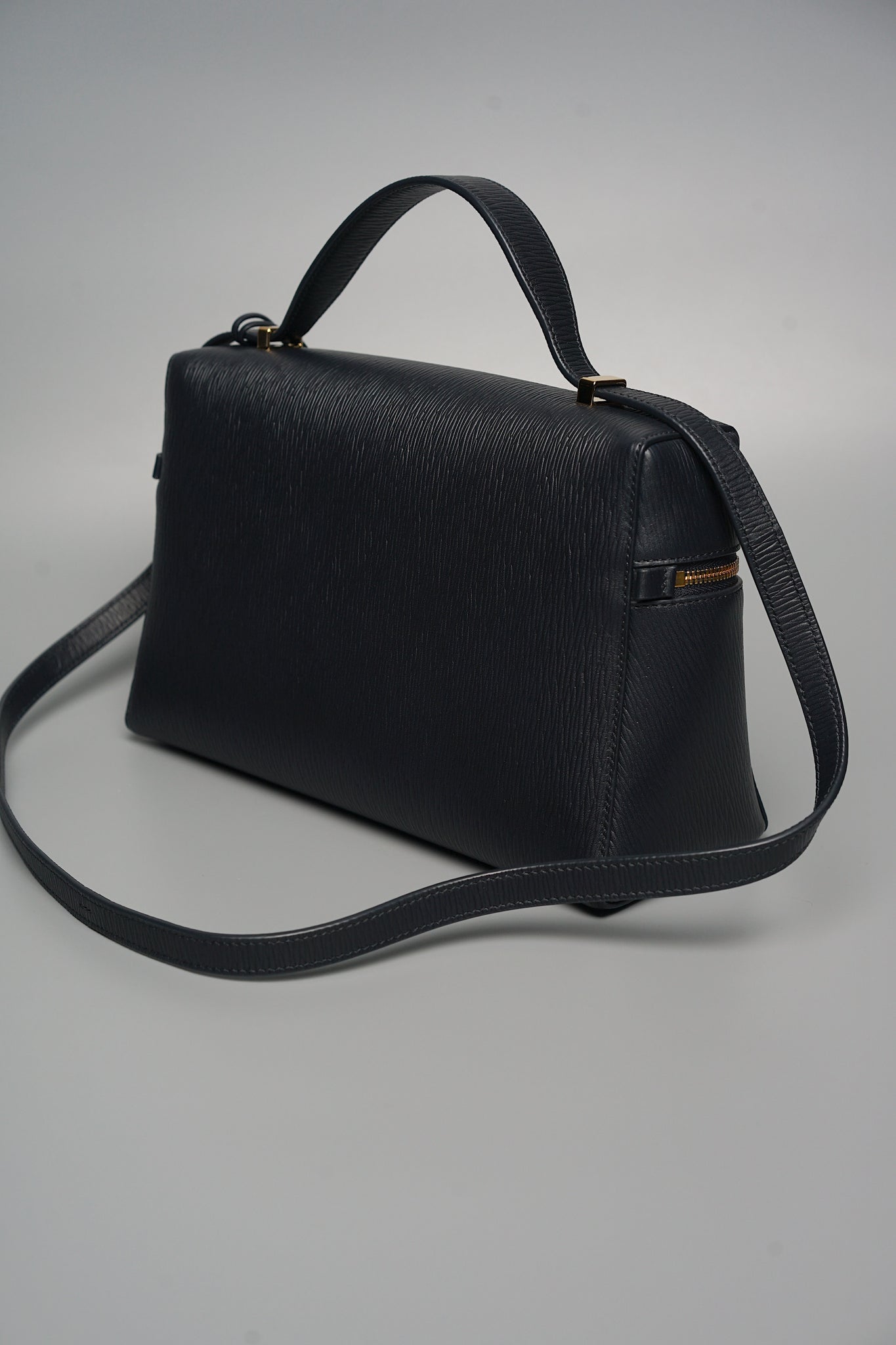 Loro Piana Extra Pocket L27 Calfskin in Blue Navy Ghw (Brand New)