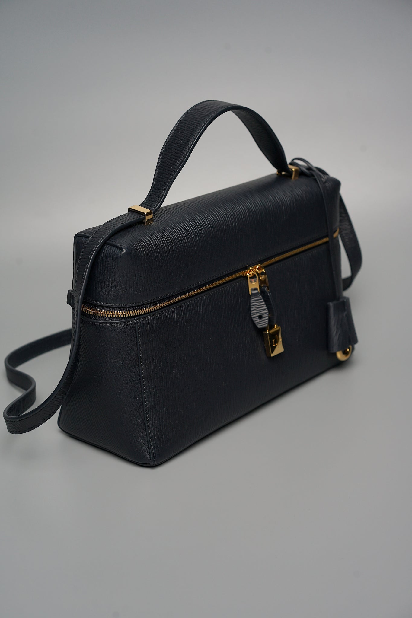 Loro Piana Extra Pocket L27 Calfskin in Blue Navy Ghw (Brand New)