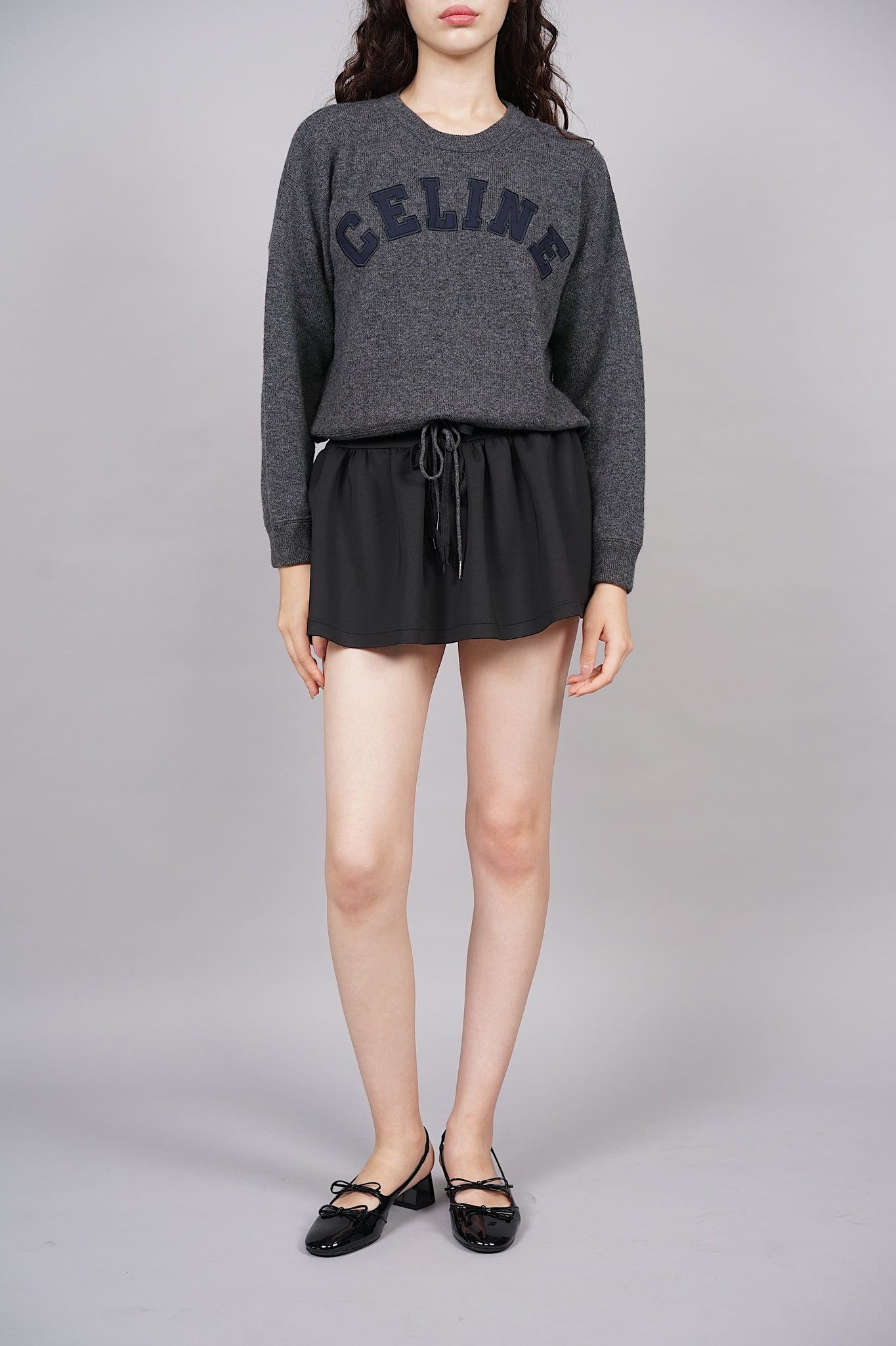 Celine Oversized Sweater in Grey