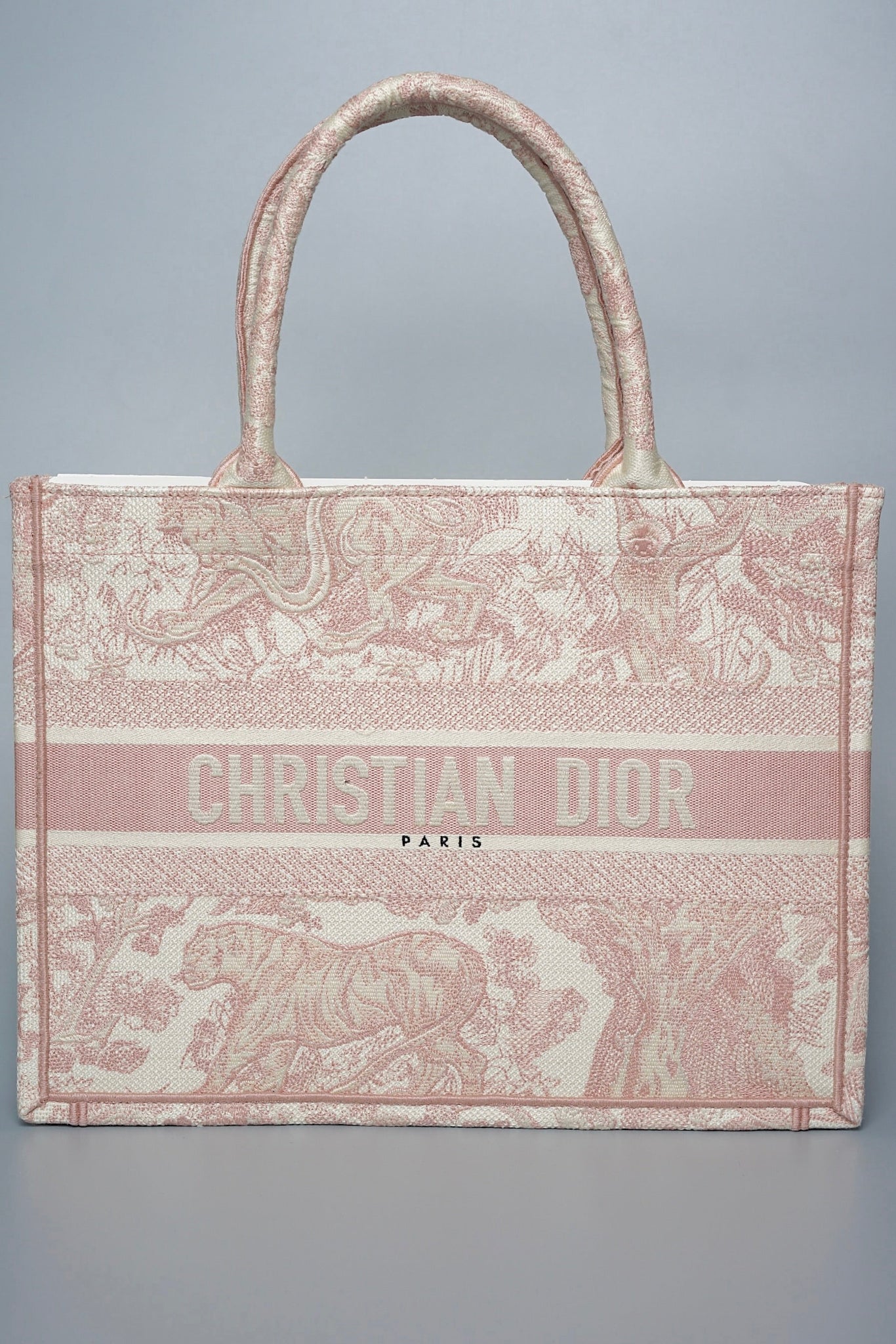 Dior Medium Book Tote in Pink (Brand New)