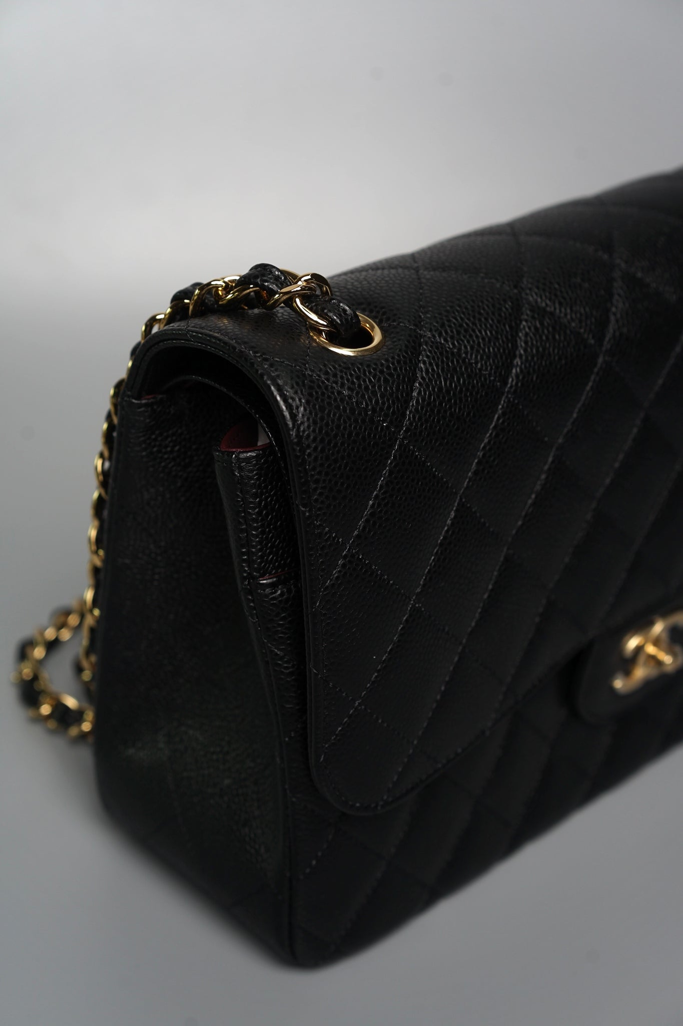Chanel Classic Large Double Flap in Black Caviar Ghw (Brand New)