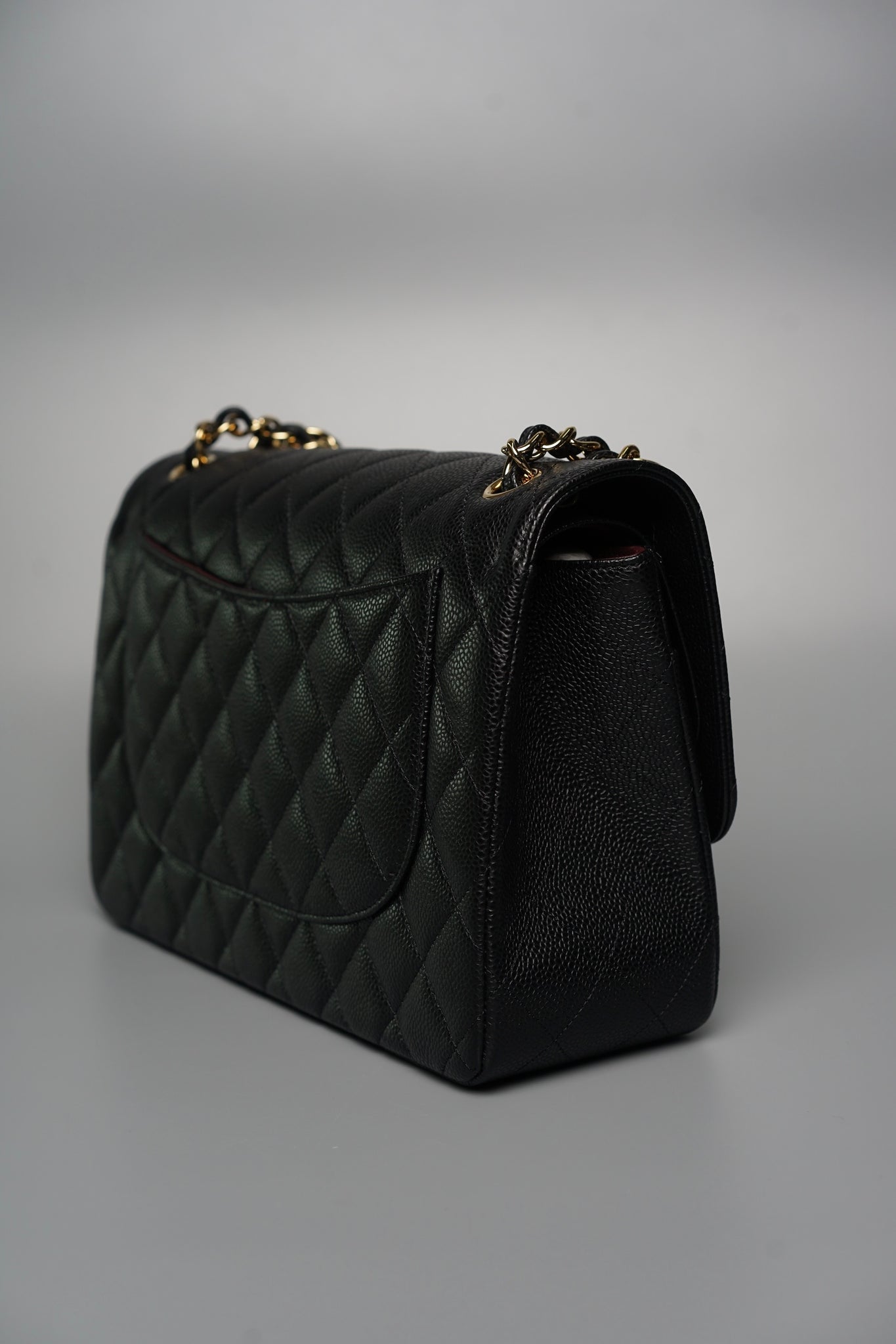 Chanel Classic Large Double Flap in Black Caviar Ghw (Brand New)