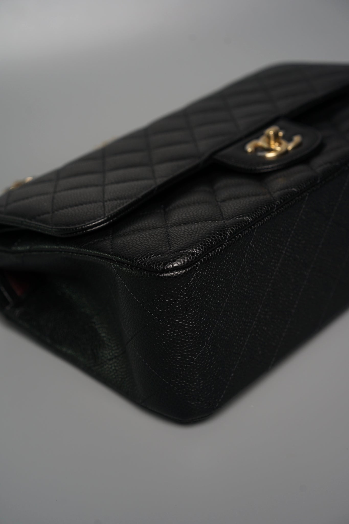 Chanel Classic Large Double Flap in Black Caviar Ghw (Brand New)