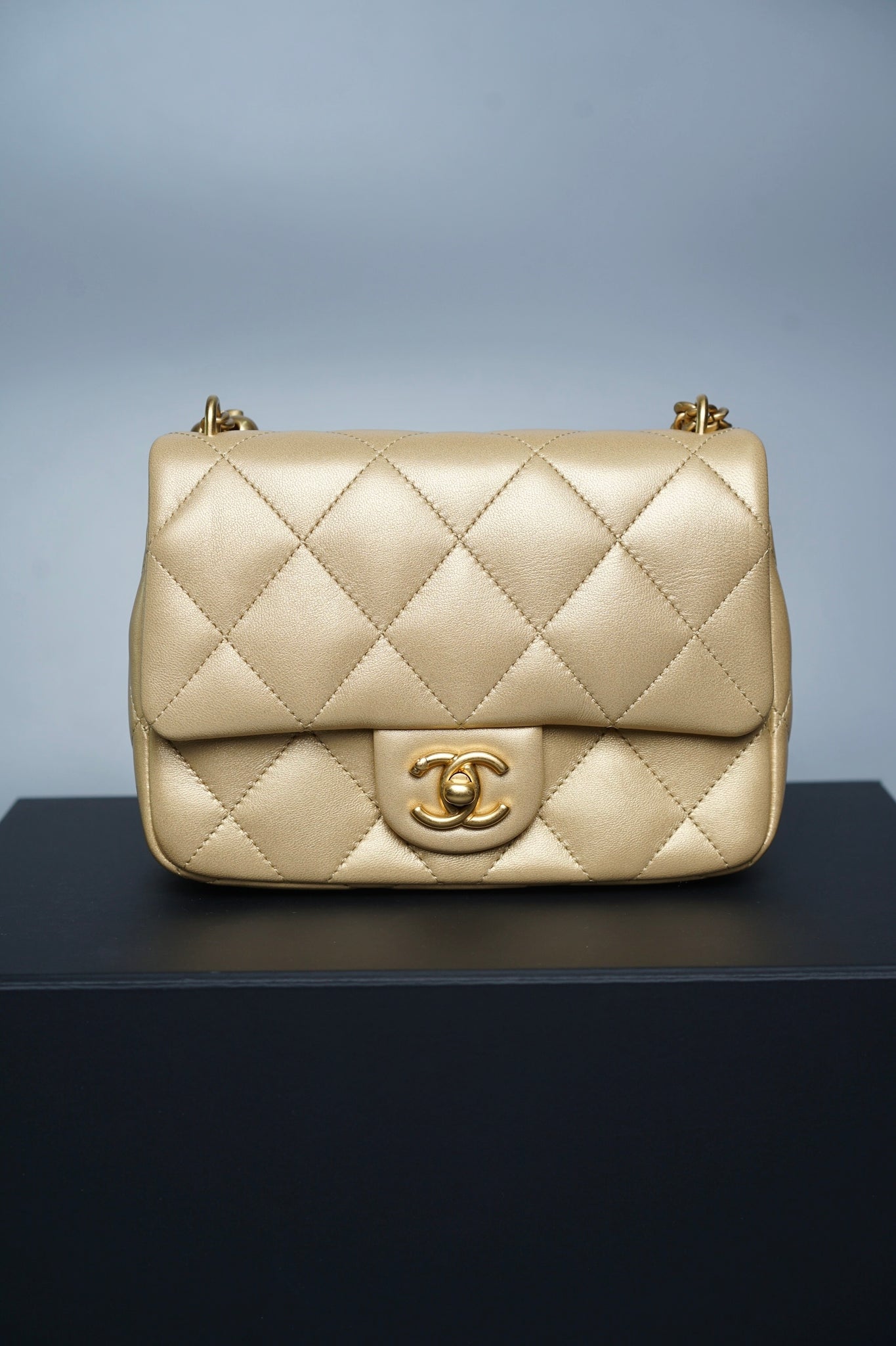 Chanel Heart Crush Mini Flap in Gold (Brand New)