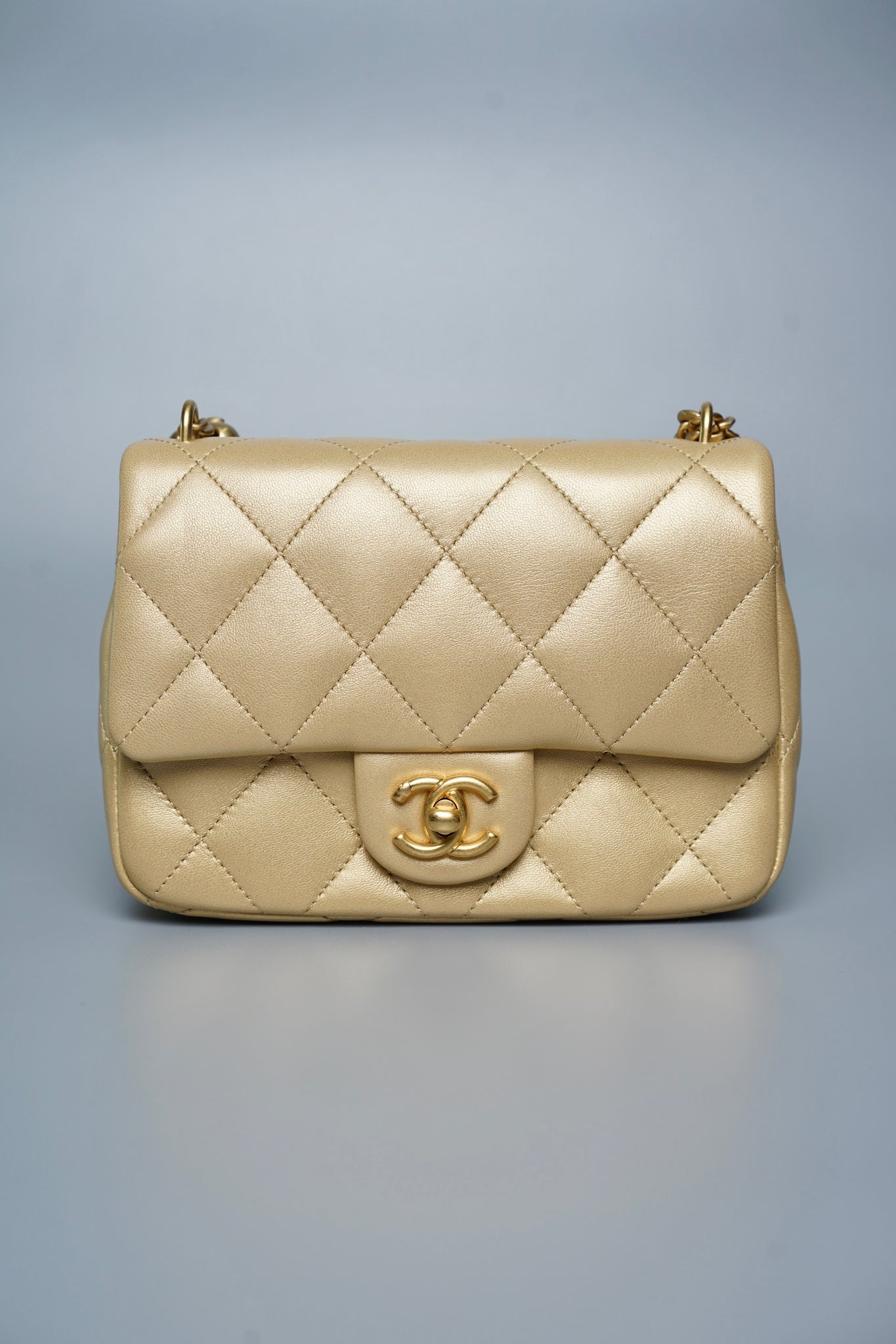 Chanel Heart Crush Mini Flap in Gold (Brand New)