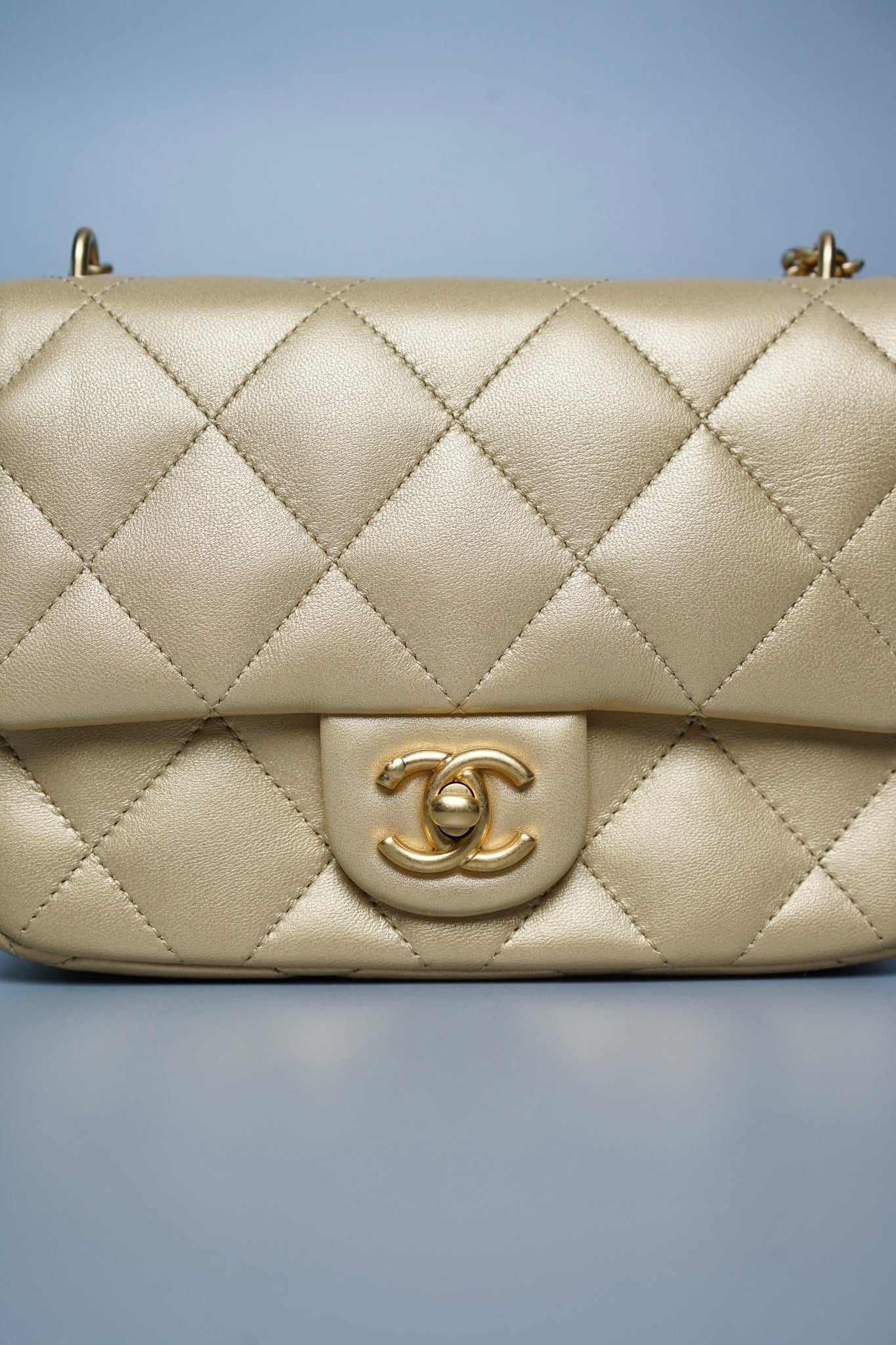 Chanel Heart Crush Mini Flap in Gold (Brand New)
