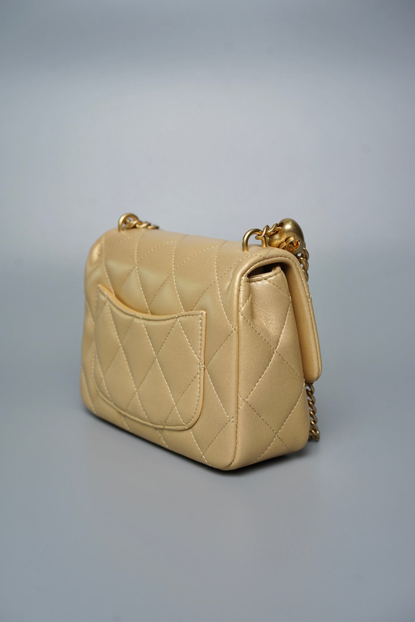 Chanel Heart Crush Mini Flap in Gold (Brand New)