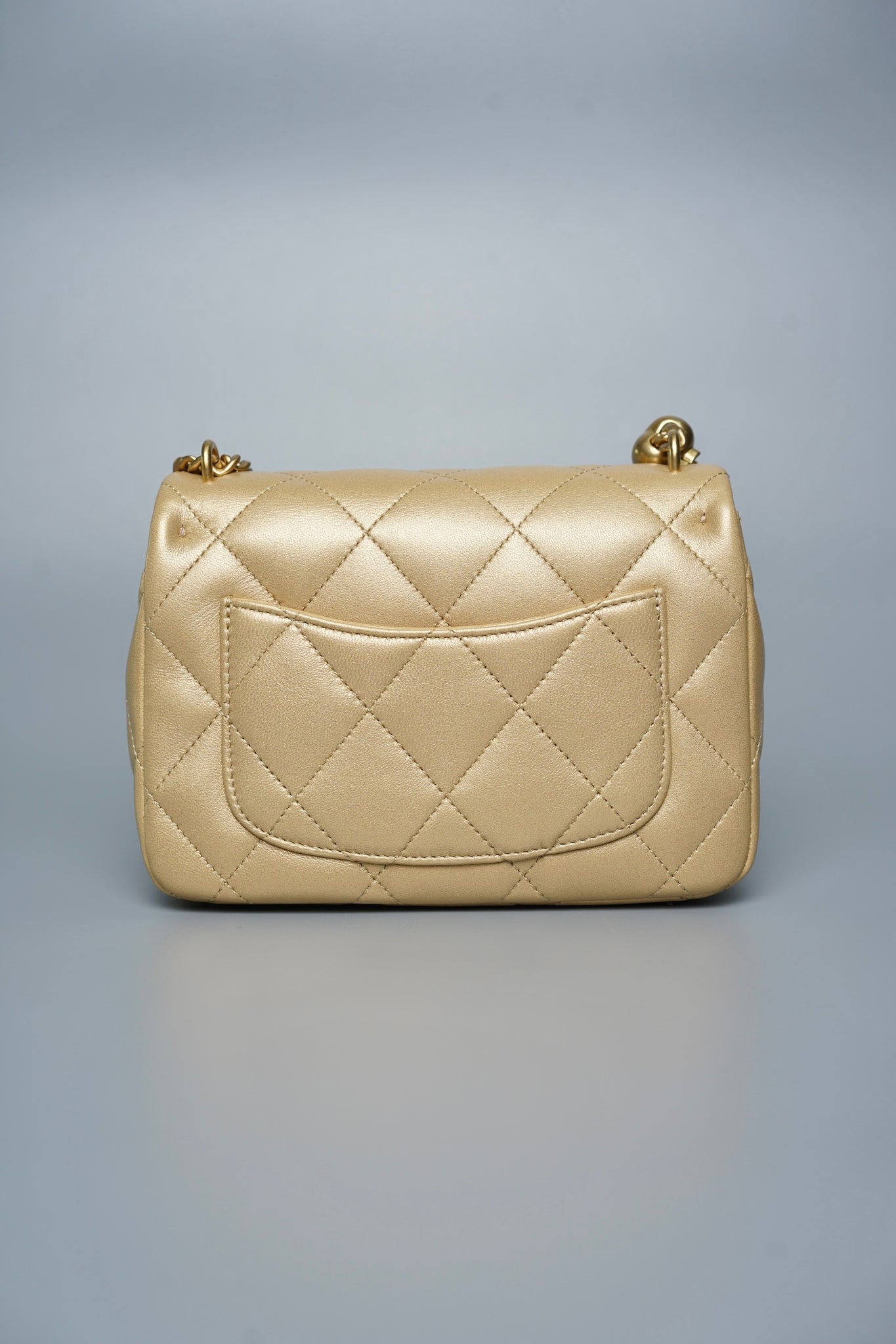 Chanel Heart Crush Mini Flap in Gold (Brand New)