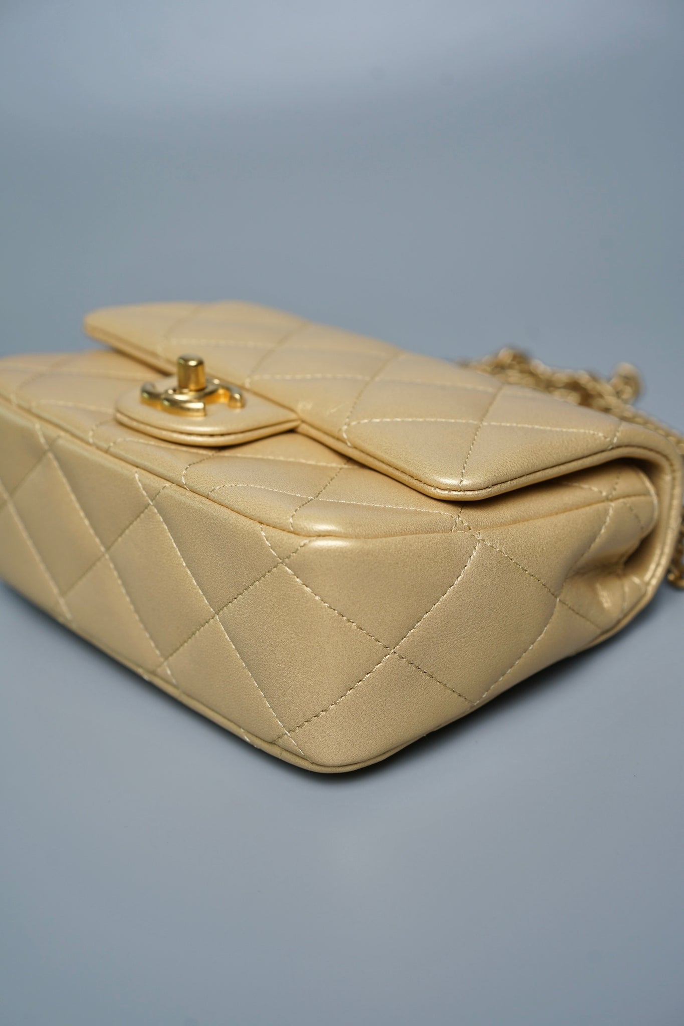 Chanel Heart Crush Mini Flap in Gold (Brand New)