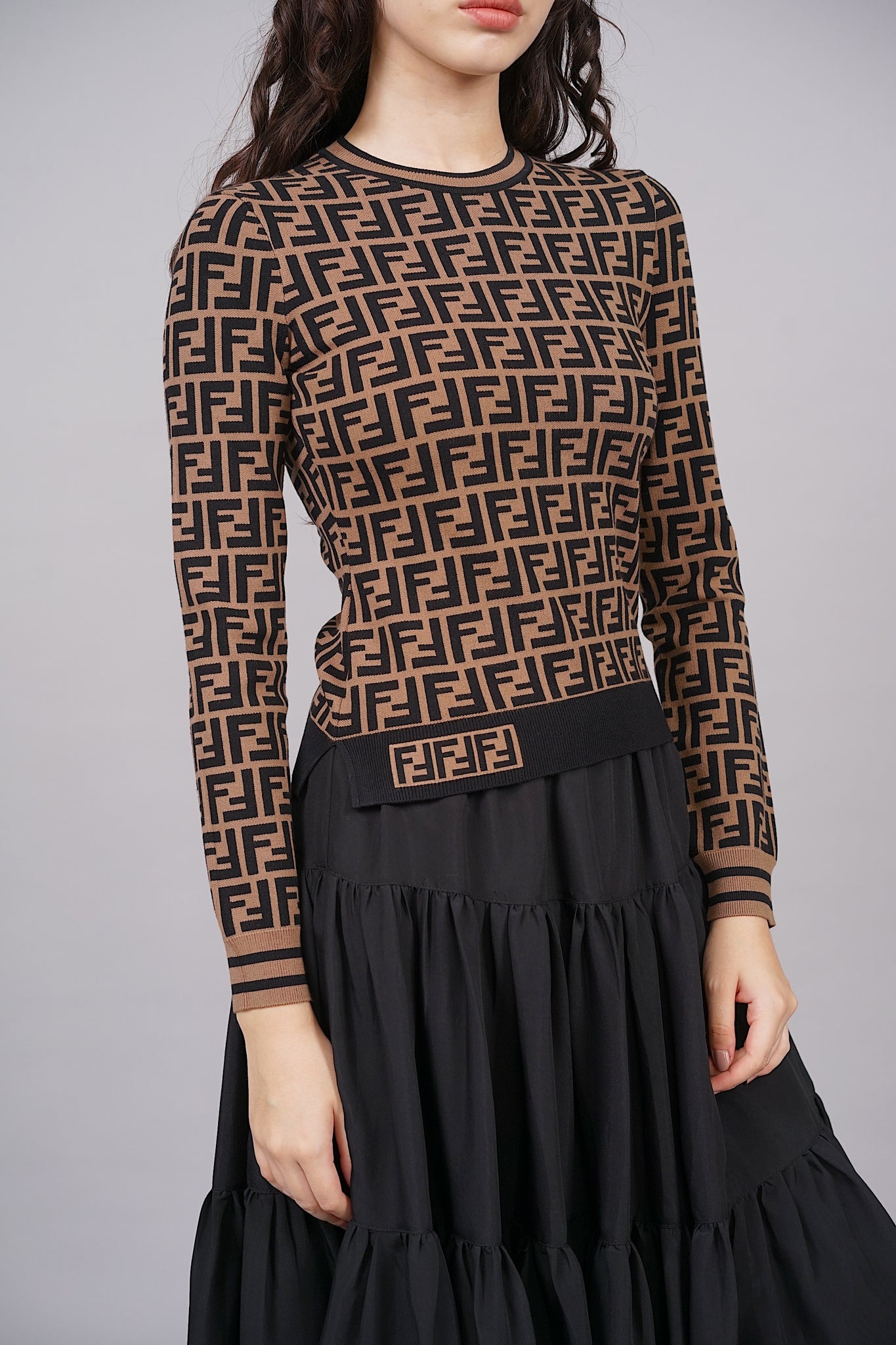 Fendi Brown Sweatshirt Size 38 (Brand New)