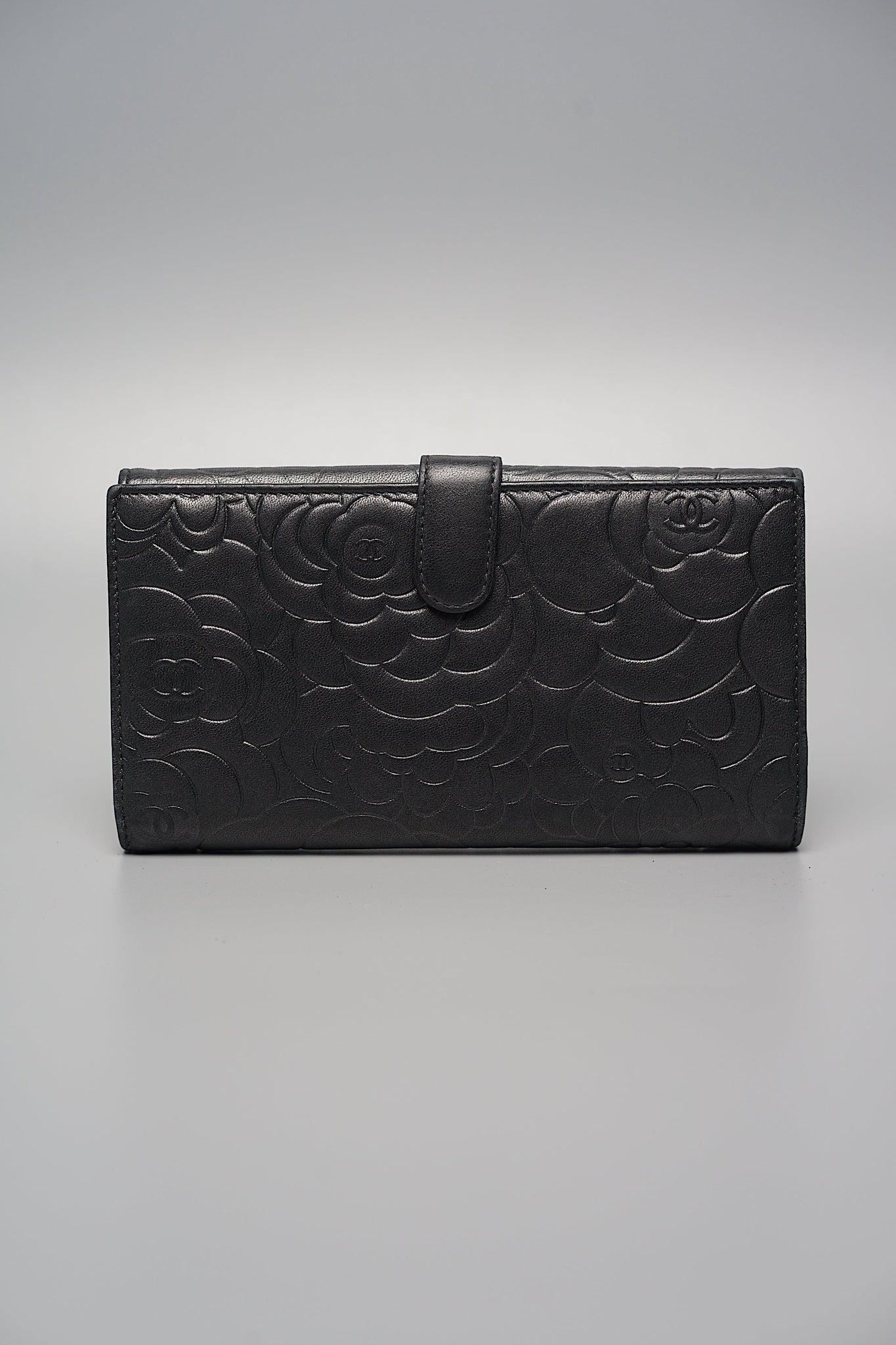 Chanel Camellia Long Flap Wallet