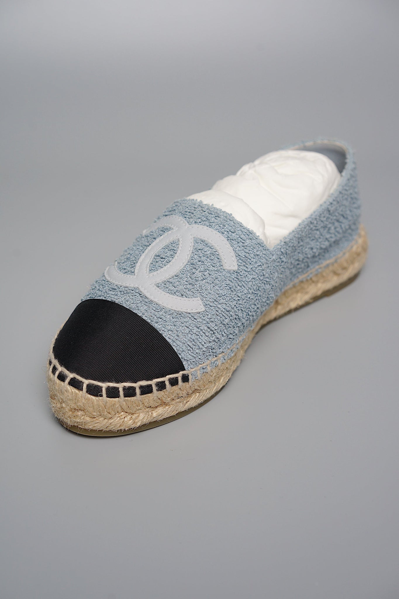 Chanel Terry Cloth CC Espadrilles in 35 (Brand New)
