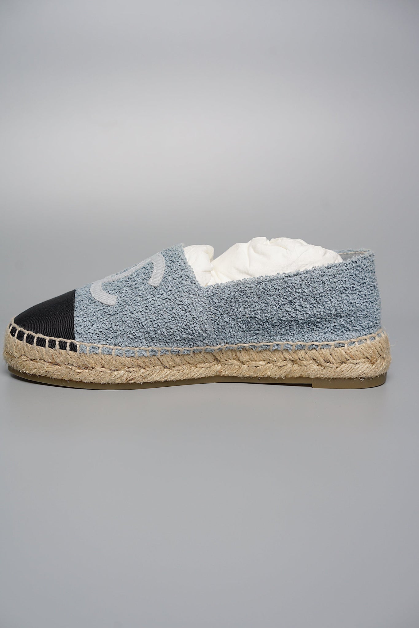 Chanel Terry Cloth CC Espadrilles in 35 (Brand New)
