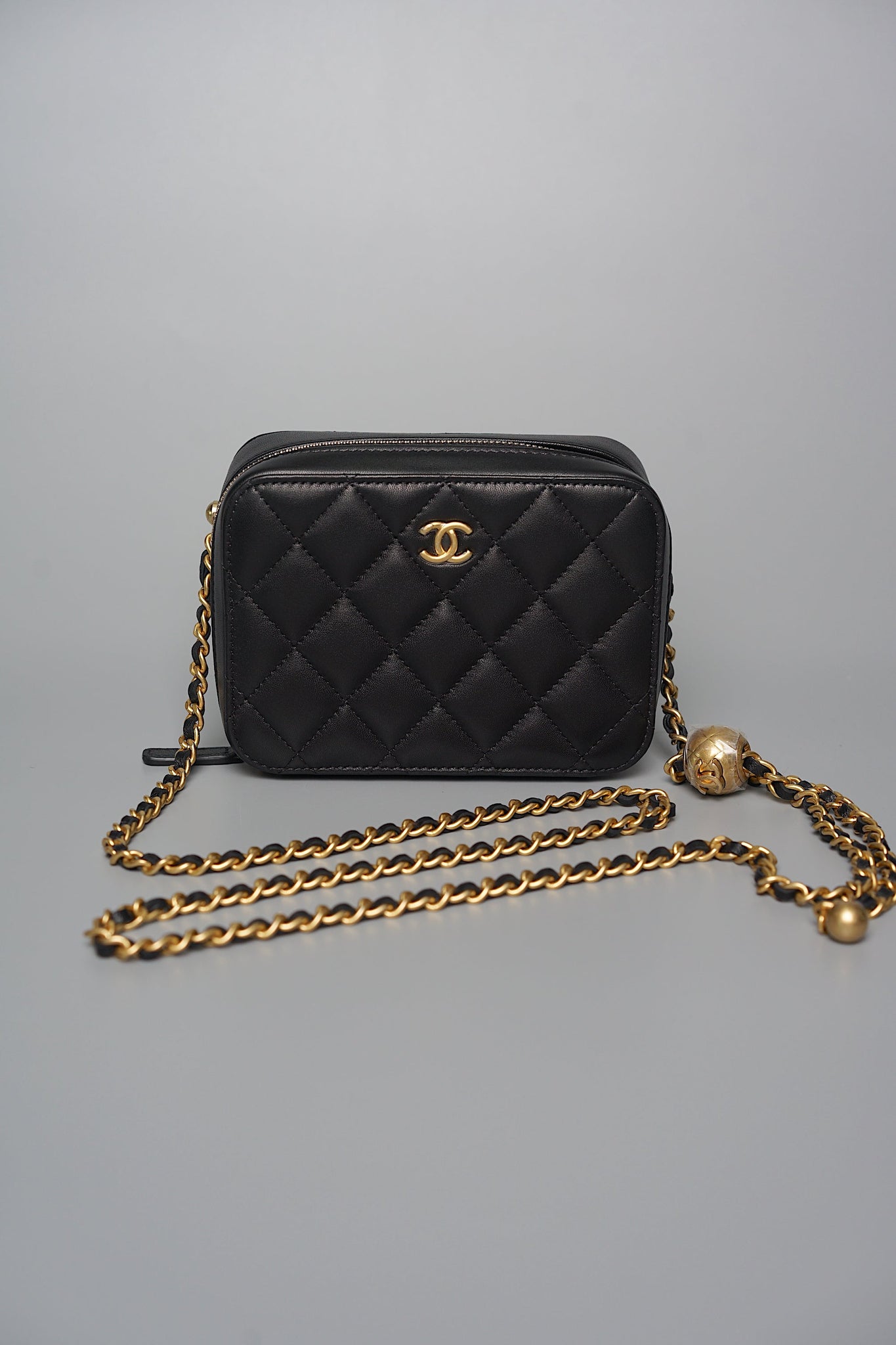 Chanel Pearl Crush Camera Bag in Black (Brand New)