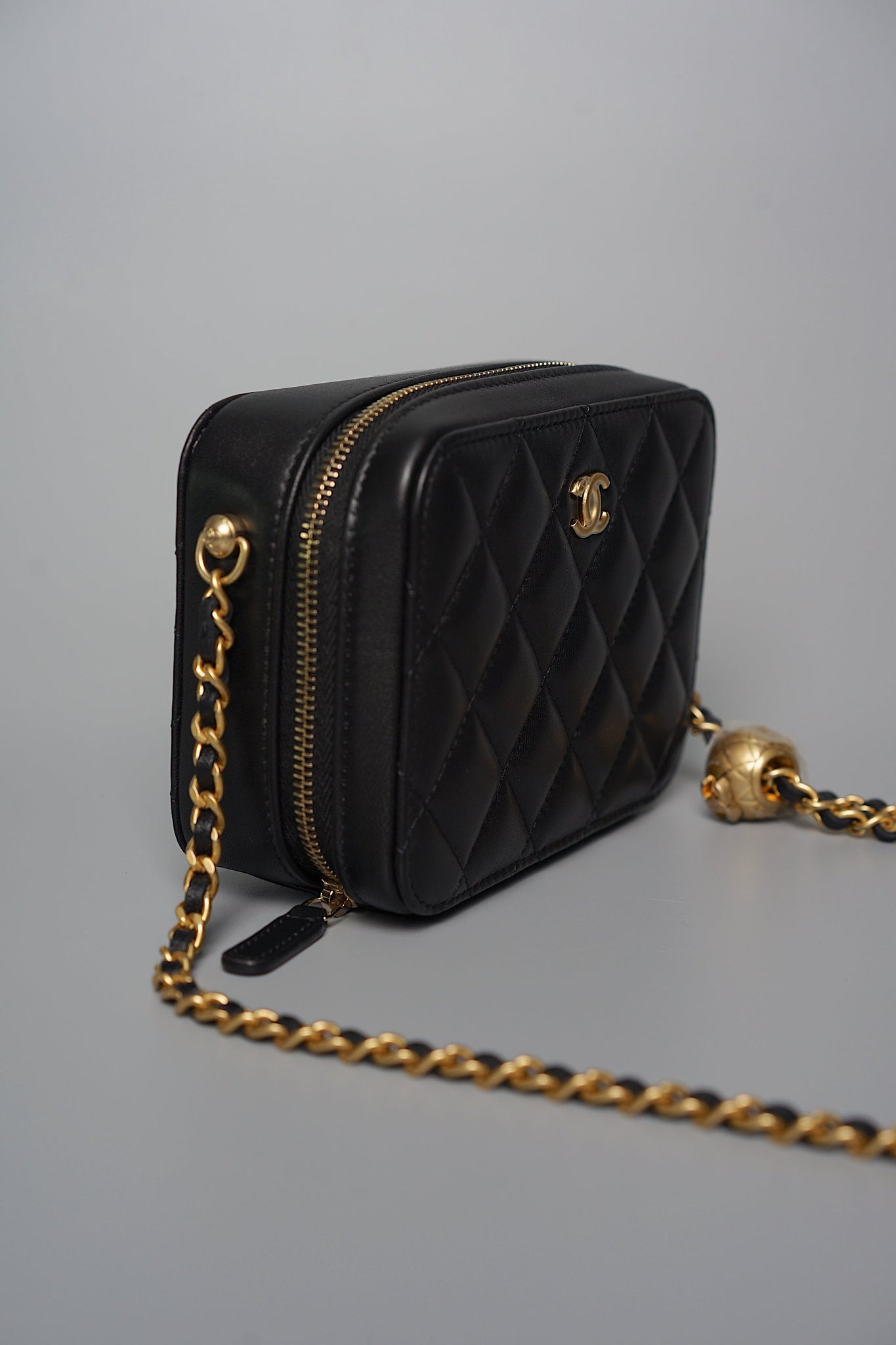 Chanel Pearl Crush Camera Bag in Black (Brand New)